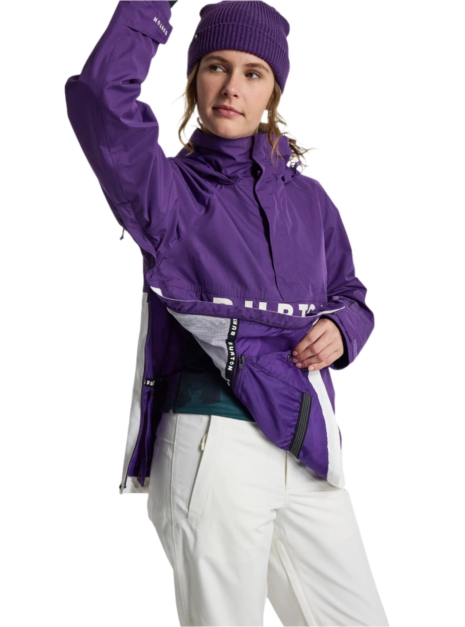 Burton Women's Frosnter Anorak Jacket 2025 - Waterproof Winter Coat for Skiing, Snowboarding & Outdoor Adventures