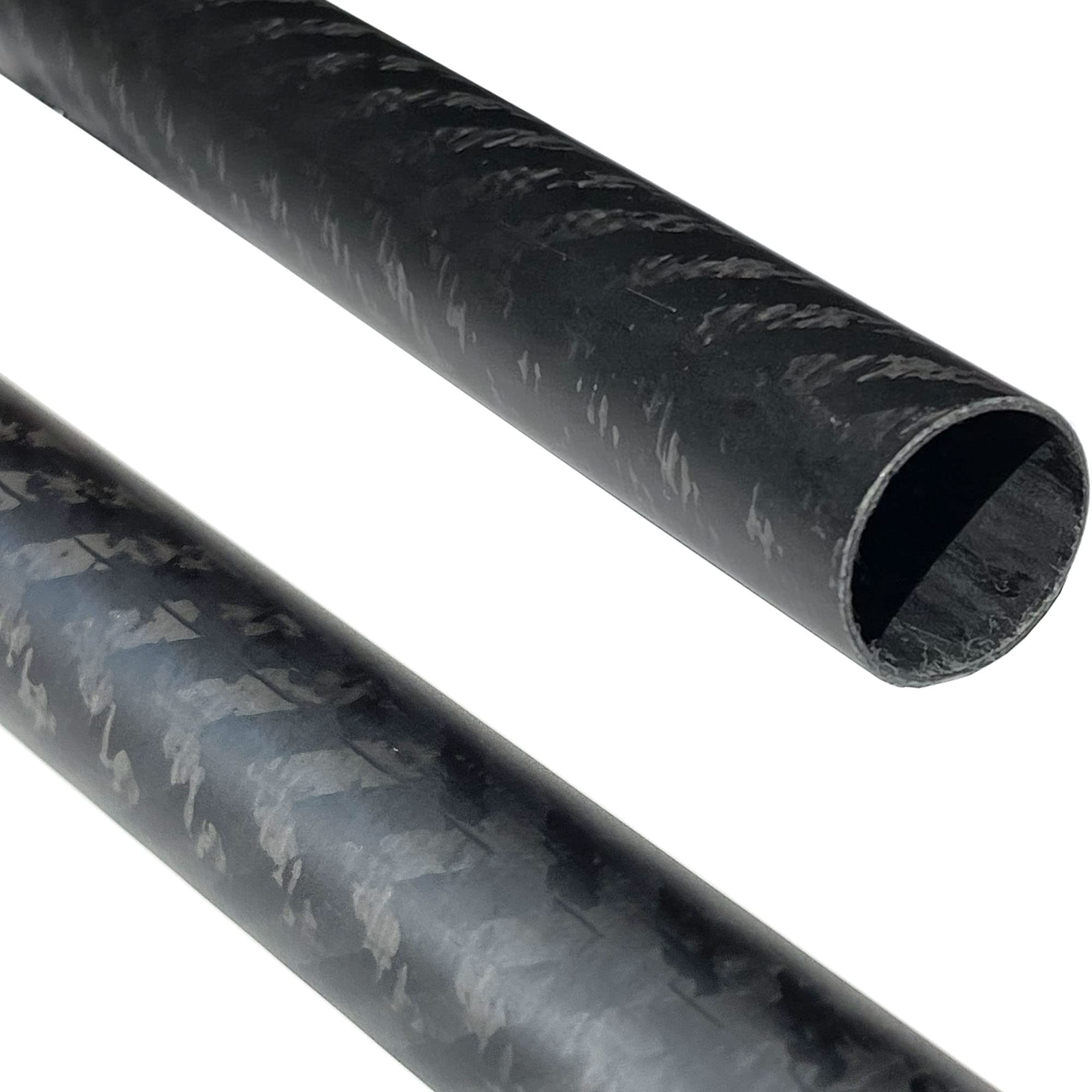 High-Strength Carbon Fiber Tube 20mm x 18mm x 1000mm - Pultruded Hollow Round Rods for RC Planes, Drones & DIY Projects - Matte Finish Lightweight Carbon Fibre Shafts (Charcoal Grey, Pack of 4) - Perfect for Aerospace Modeling, Drone Frames and Industrial Applications