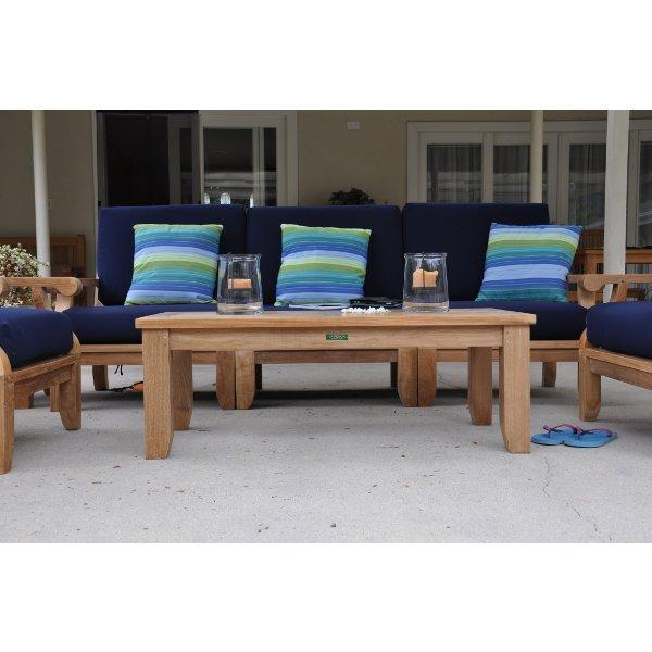 Riviera Luxe 7-Piece Modular Outdoor Patio Furniture Set with Rectangular Table - Perfect for Backyard, Poolside, and Garden Relaxation
