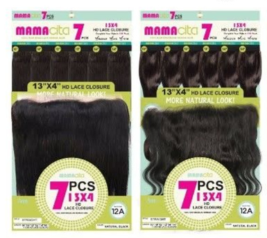 7 PCS Brazilian Human Hair Bundle with 13x4 HD Lace Closure - 100% Virgin Remy Hair Extensions for Straight, Wavy & Curly Styles | Perfect for Daily Wear, Parties & Special Occasions