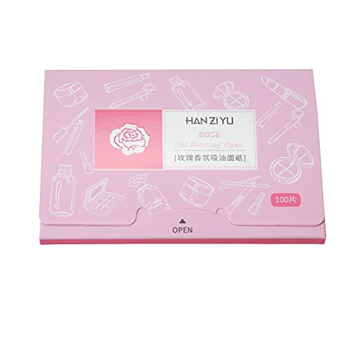Ubersweet® 100 Sheets Bamboo Charcoal Oil Absorbing Facial Blotting Paper - Oil Control & Shine Free Tissues for Oily Skin - Perfect for Gym, Travel & Daily Makeup Touch Ups