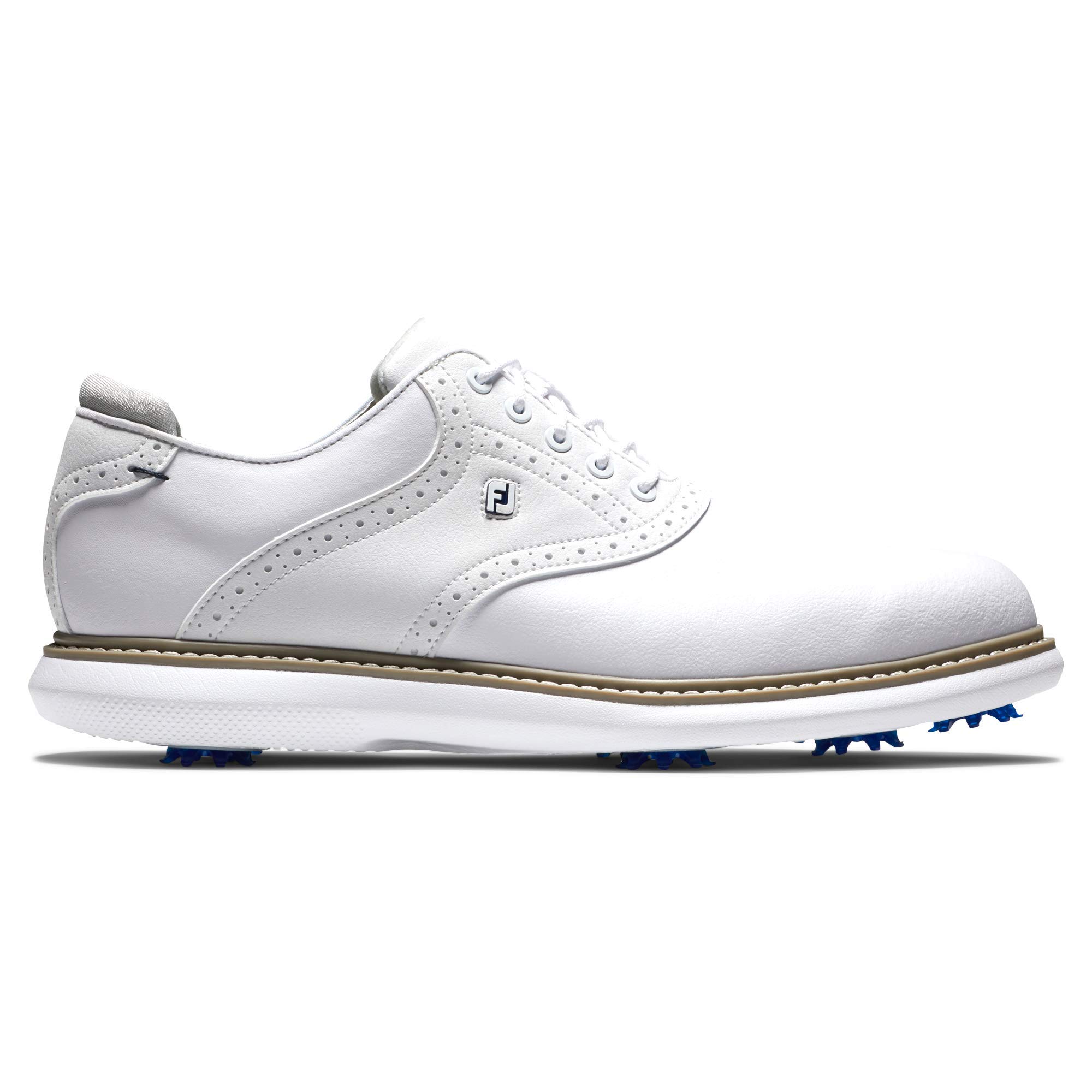 FootJoy Men's Traditions Golf Shoes - Comfortable & Waterproof Spiked Golf Shoes for Men - Perfect for Walking the Course & Clubhouse Wear