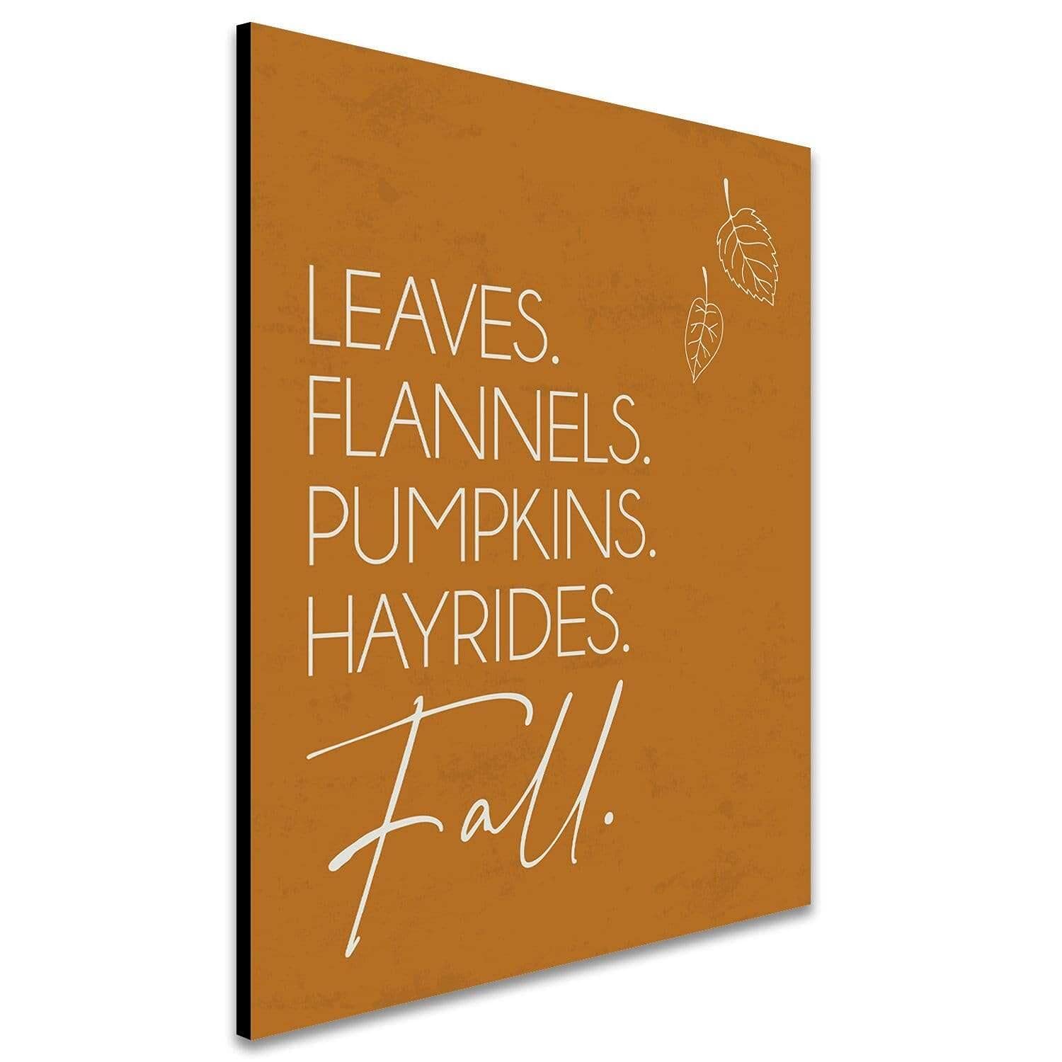 Fall & Autumn Pumpkin Wall Decor Art Set - 7 Piece Home Decor for Living Room, Bedroom, or Office - Seasonal Thanksgiving & Halloween Decoration