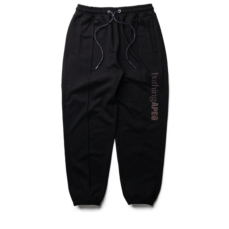A Bathing Ape Black Pintuck Sweatpants for Men - Stylish & Comfortable Joggers for Casual Wear, Gym & Street Fashion