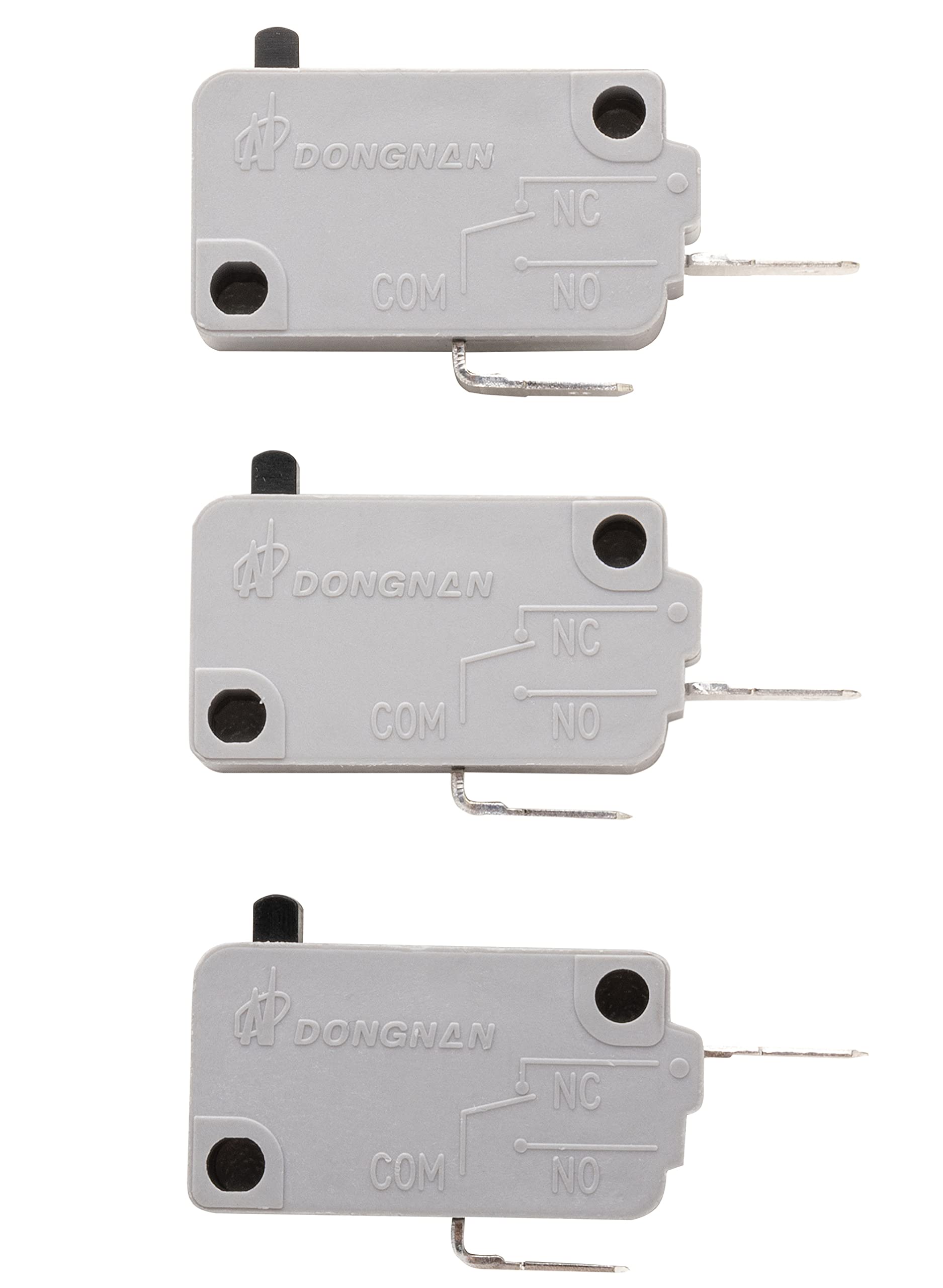 KW3A Microwave Oven Door Switch 16A 125/250V - 2 Normally Open & 1 Normally Close Replacement Part - Perfect for Microwave Repair and Maintenance