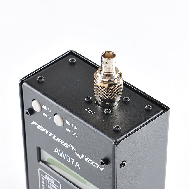 AW07A SWR HF/VHF/UHF Antenna Analyzer - Portable RF Signal Meter for Ham Radio, CB & Marine Communication - Perfect for Field Testing & Antenna Tuning