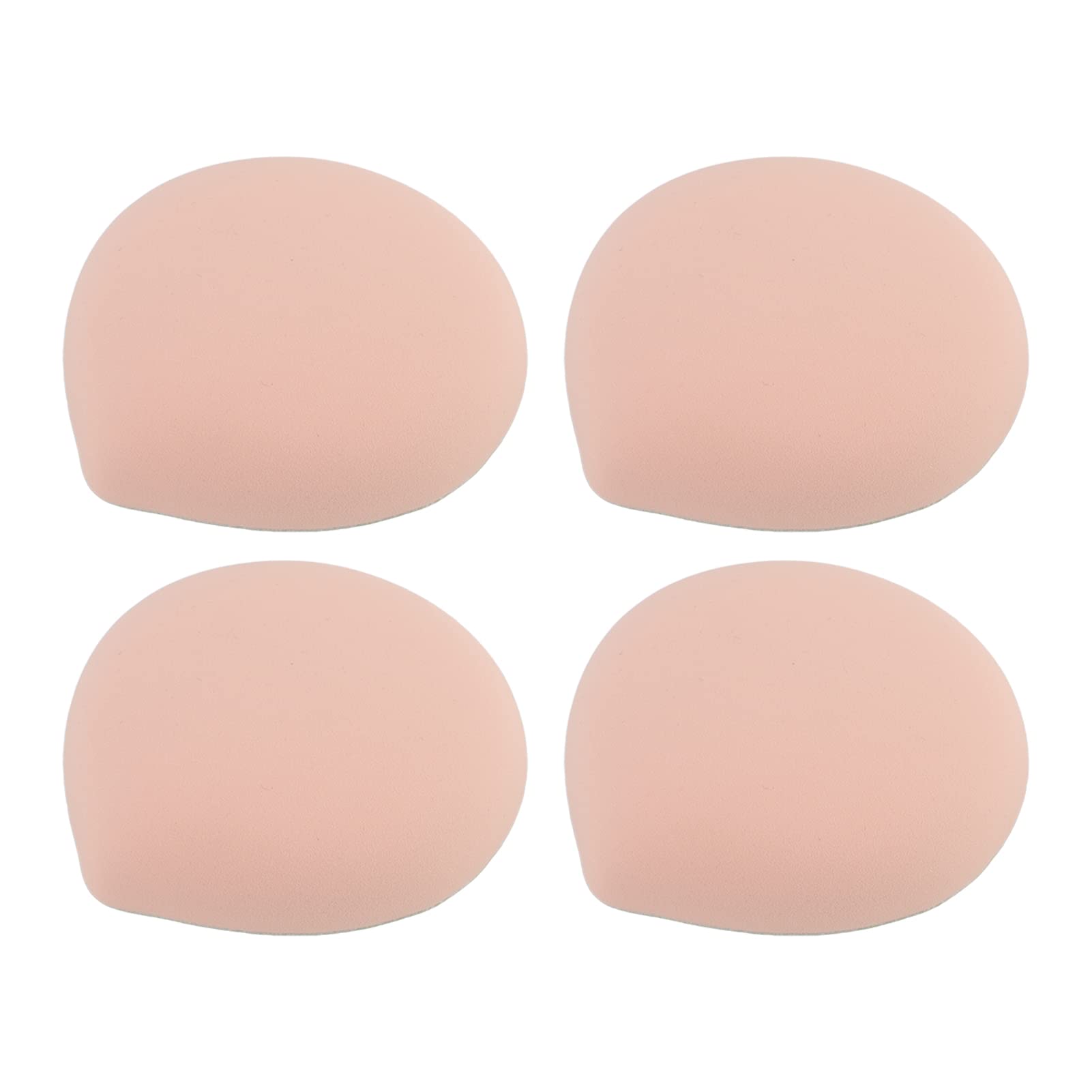 4pcs Water Drop Powder Puffs - Soft Makeup Sponge for Daily Use with Storage Box