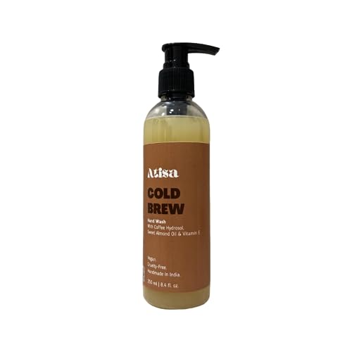 Atisa Cold Brew Hand Wash - Gentle Foaming Soap for Dry Skin, Moisturizing & Refreshing - Perfect for Kitchen, Bathroom & Office Use