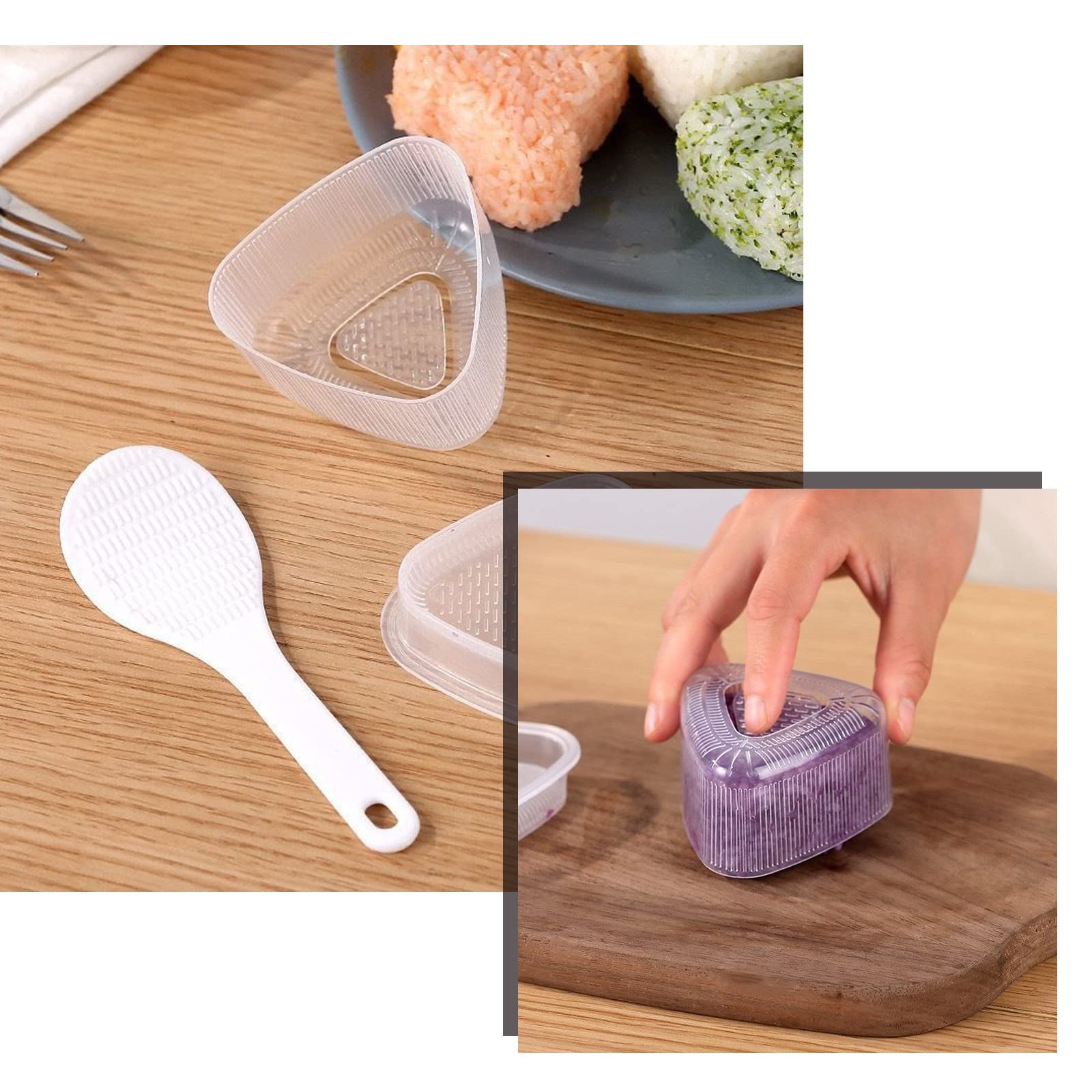 8Pcs Cute Cartoon Sushi Making Kit - DIY Onigiri Rice Ball Maker Mold & Sushi Roller Tool for Home Kitchen | Perfect for Kids Cooking, Party Food Prep & Japanese Cuisine Lovers