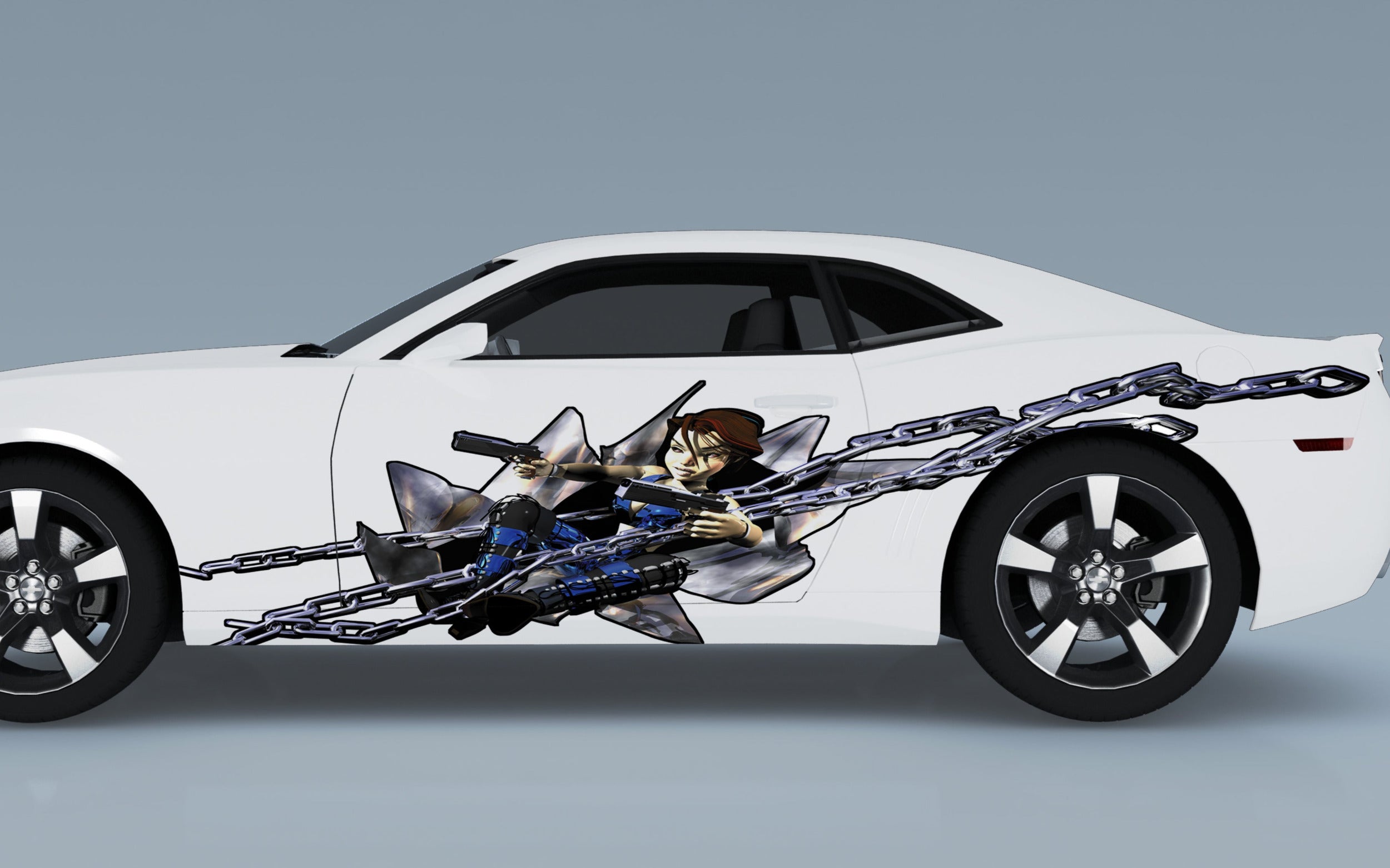 Anime Battle Girl Vinyl Car Decals - Waterproof Stickers for Cars, Trucks, Laptops & Windows - Perfect for Anime Fans, Car Enthusiasts & Gift Giving