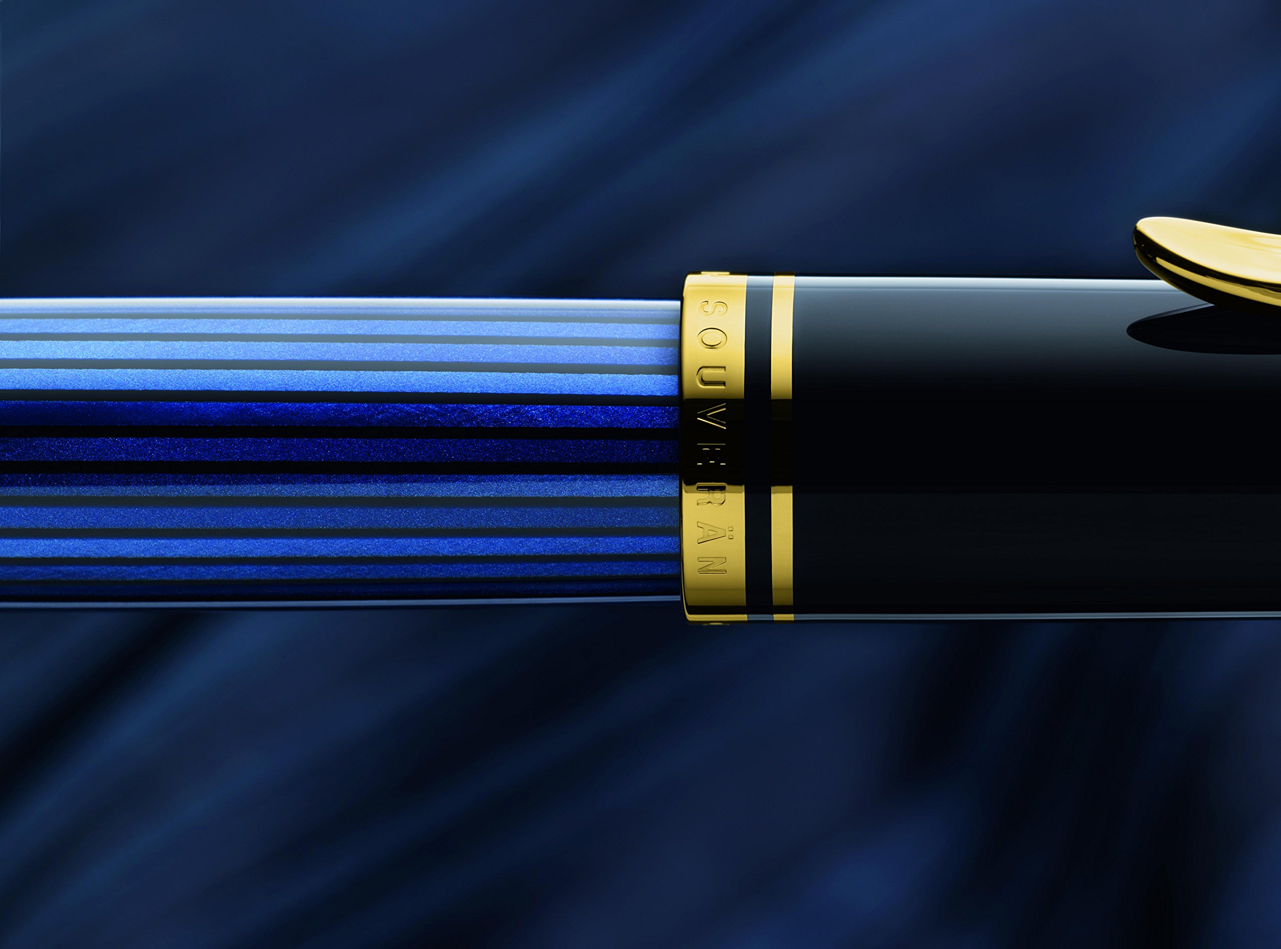 Pelican K800 Blue Stripe Ballpoint Pen - Premium Oil-Based Ink for Smooth Writing - Ideal for Office, School & Business Gifts