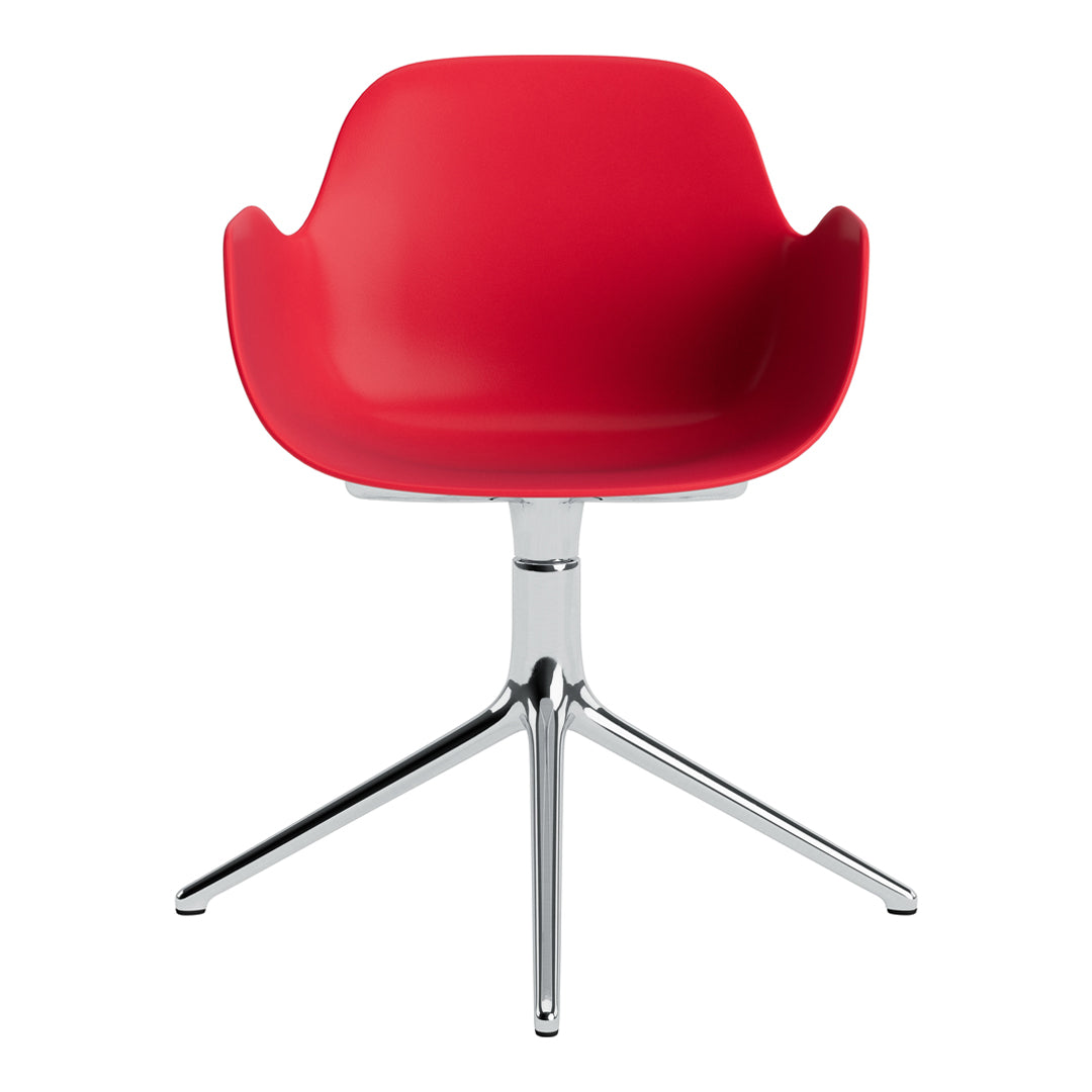 Modern Form Armchair with 4L Swivel Base - Ergonomic Office Chair for Home & Workspace - Perfect for Working, Gaming, and Relaxing