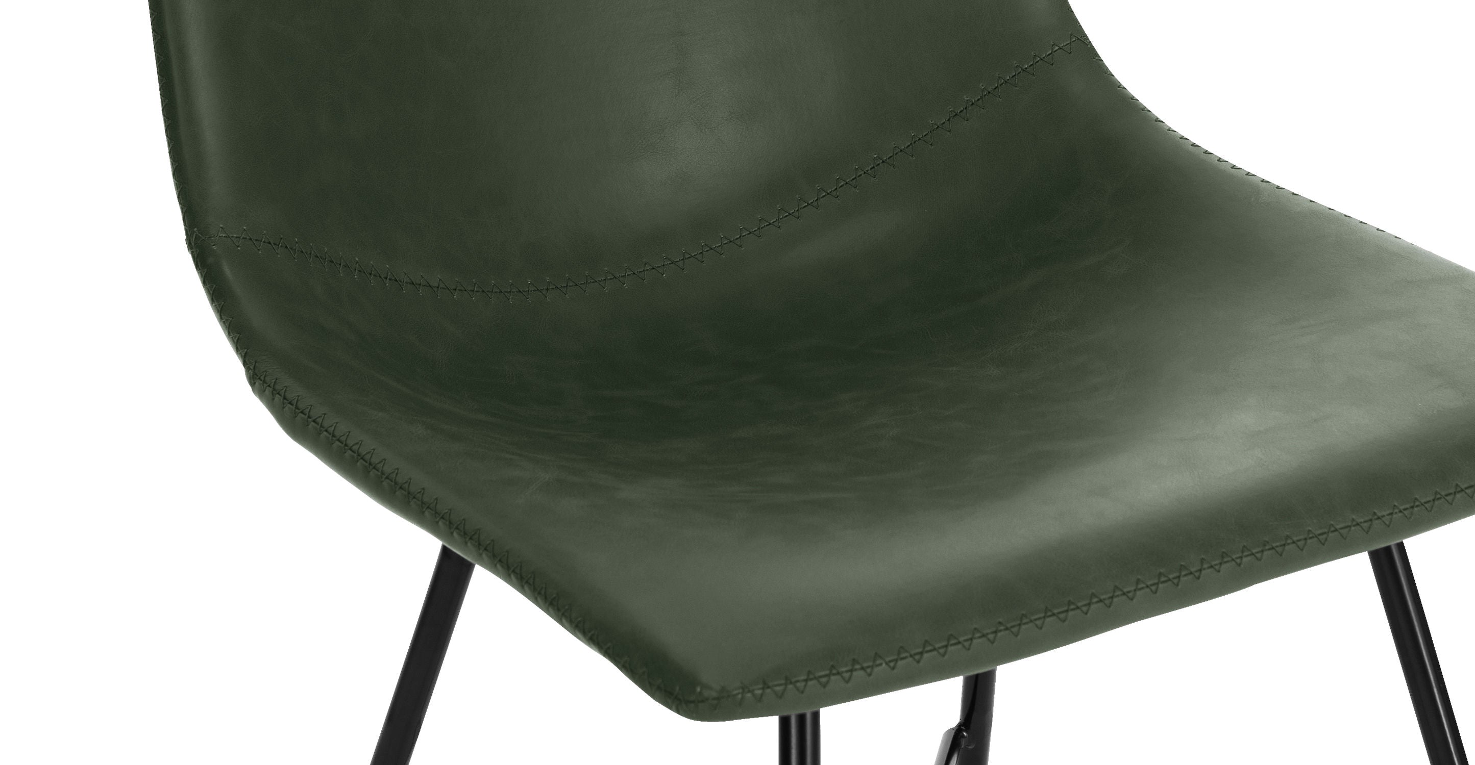 Paxton Modern Dining Chair - Sturdy Wooden Kitchen Chairs Set of 2, Comfortable Upholstered Seat - Perfect for Dining Room, Kitchen, Breakfast Nook & Small Spaces