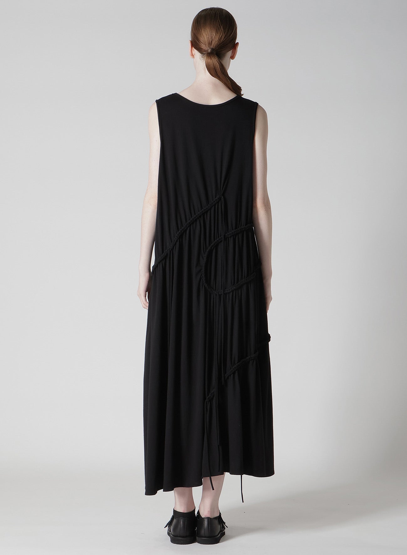 Soft Cotton Jersey Chain Stitch Sleeveless Dress for Women - Casual Summer Outfit, Beach Cover-Up, and Daytime Wear