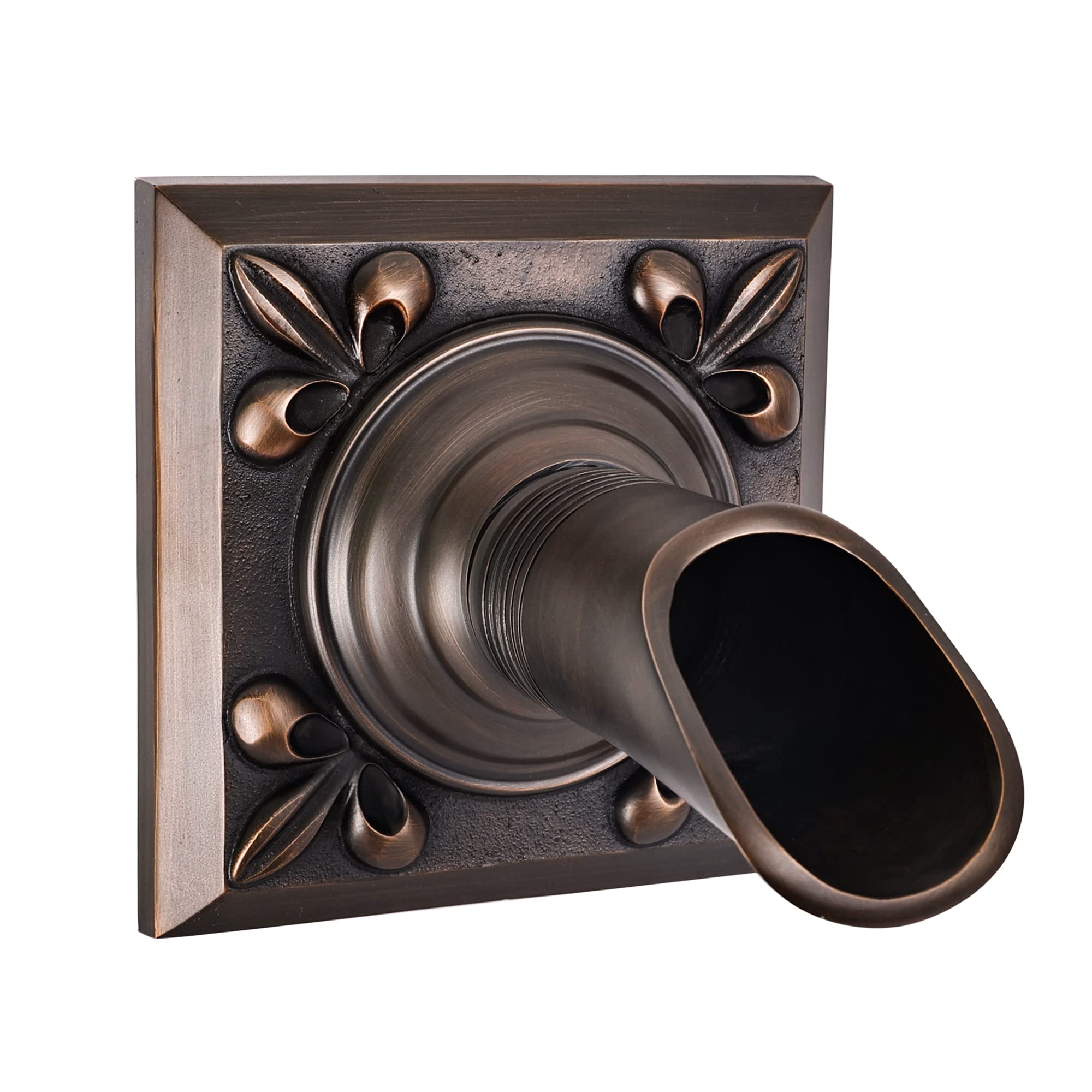 Exquisite Solid Brass Handcrafted Waterfall Spout - Luxury Landscape Fountain Spout for Pools, Ponds & Water Walls - Perfect for Outdoor Decor & Zen Garden Water Features