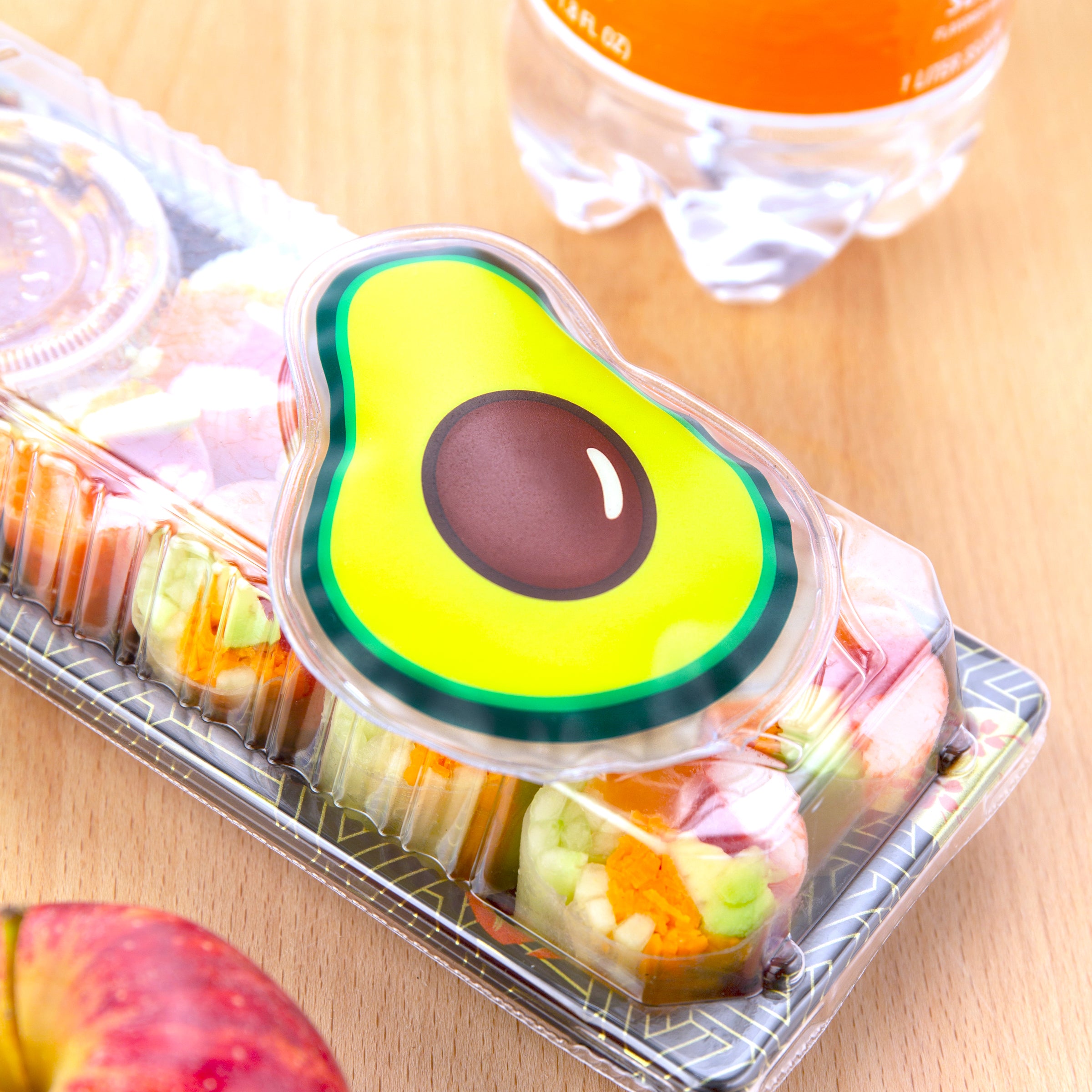 Natural Avocado-Shaped Hot & Cold Therapy Pack for Pain Relief - Perfect for Headaches, Muscle Soreness, and Post-Workout Recovery