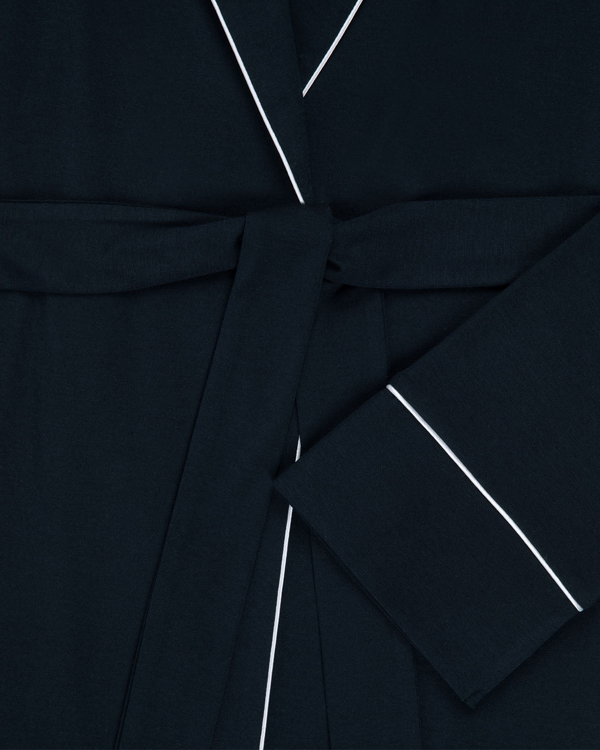 Premium TENCEL™ Modal Dressing Gown for Women - Soft & Breathable Navy Blue Bathrobe - Perfect for Spa, Lounge & Relaxation at Home