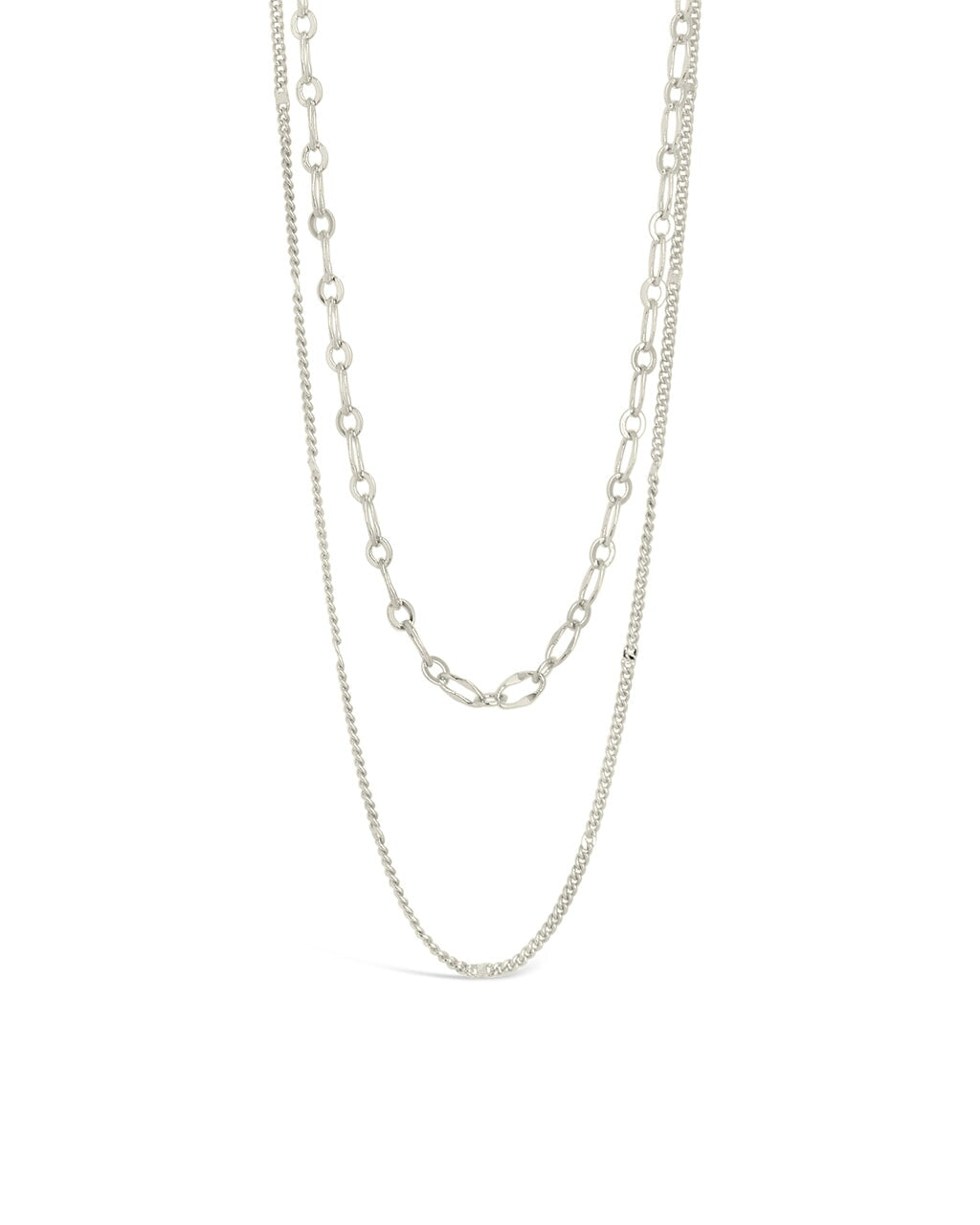 Serenity Layered Chain Necklace for Women - Dainty Gold & Silver Layered Necklace Set, Minimalist Jewelry Gift for Her | Perfect for Everyday Wear, Date Nights & Special Occasions
