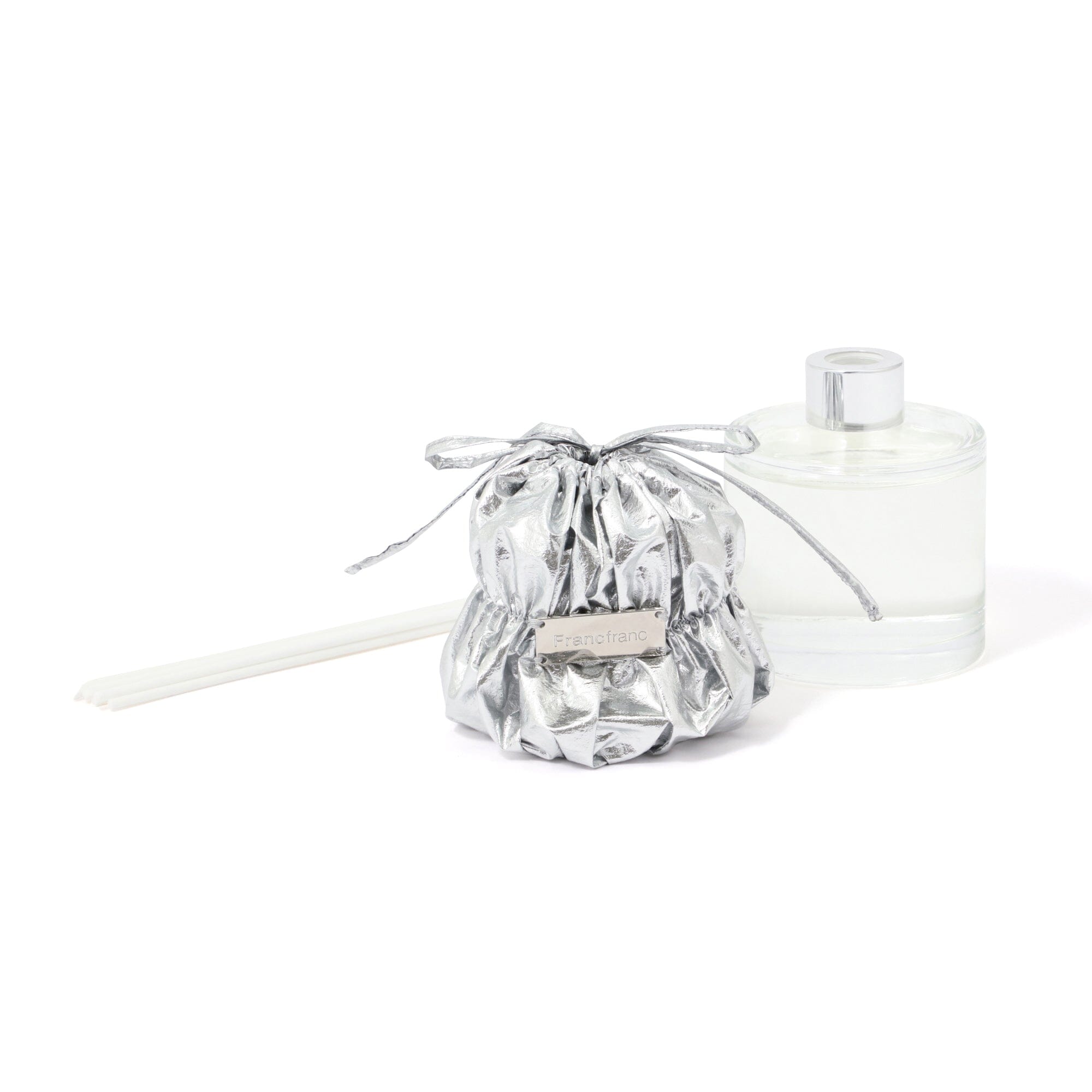Premium Silver Fragrance Diffuser with Warm Musk Scent - Perfect for Home, Office & Spa Relaxation