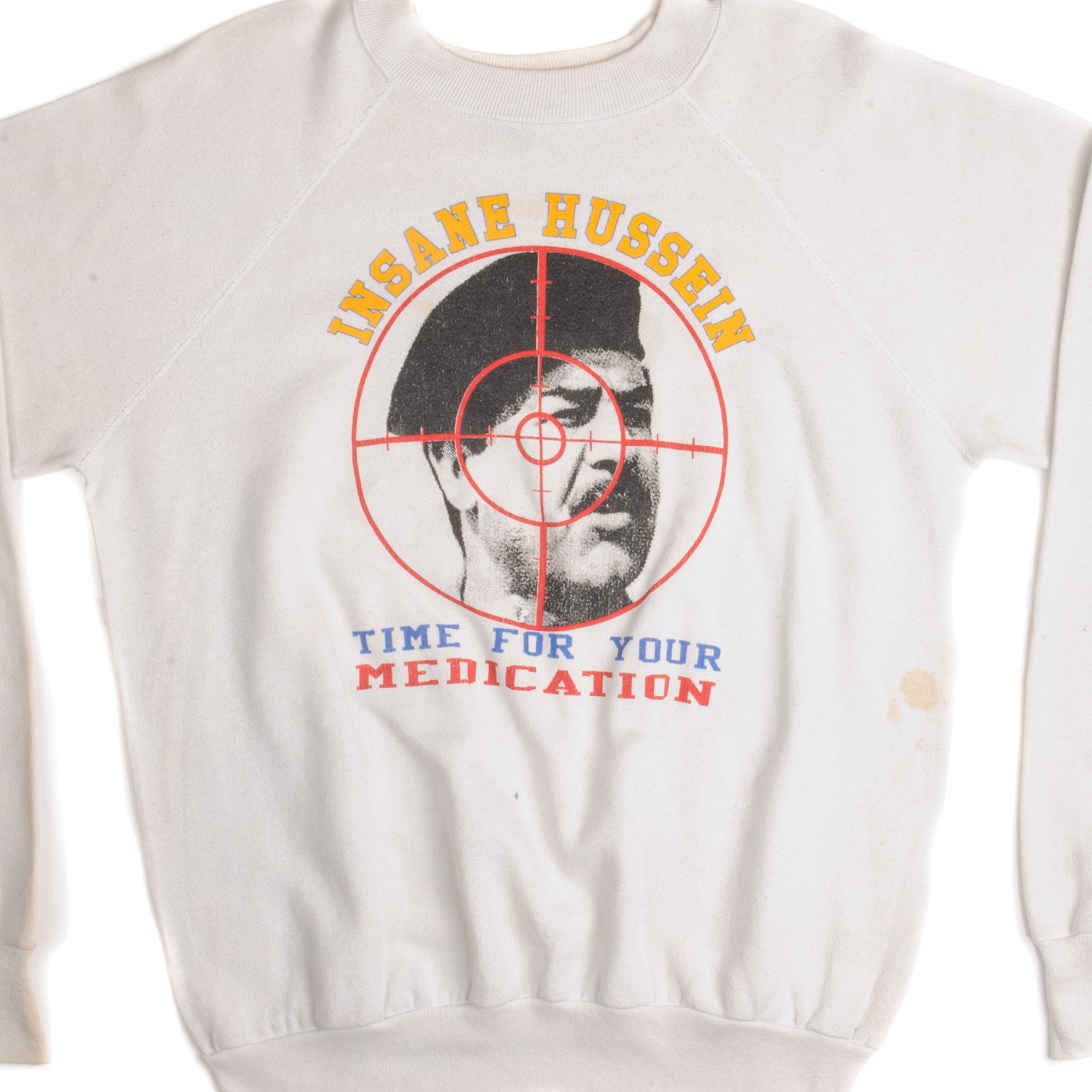 Vintage Insane Hussein Sweatshirt - Size XL - Made in USA - Retro Streetwear for Men & Women - Perfect for Casual Wear, Hipster Fashion & Vintage Lovers