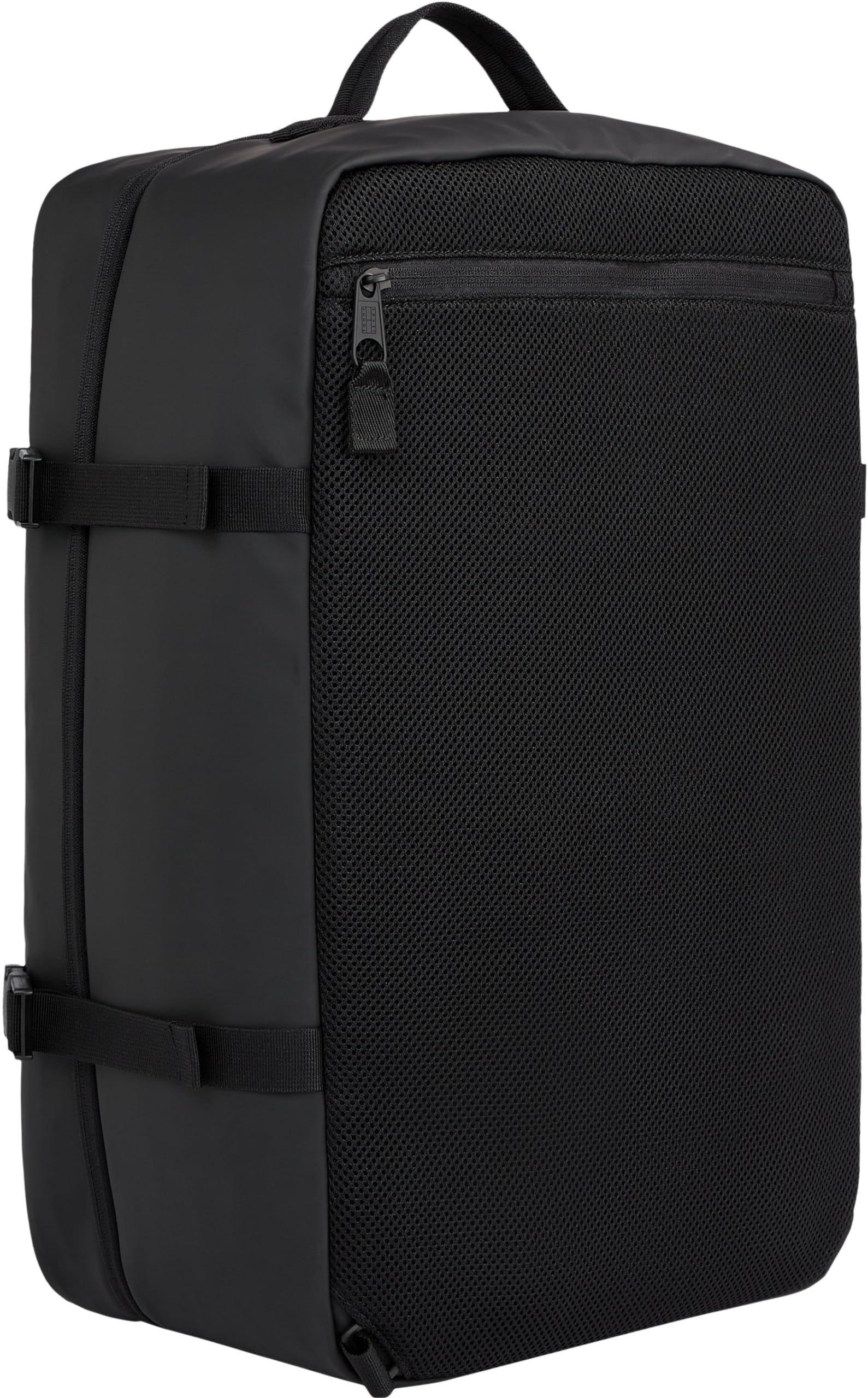 Tommy Jeans Men's Daily Backpack - Lightweight Travel Backpack for Work, Gym & College - Black Carry-On Cabin Luggage - Perfect for Business Trips & Weekend Getaways
