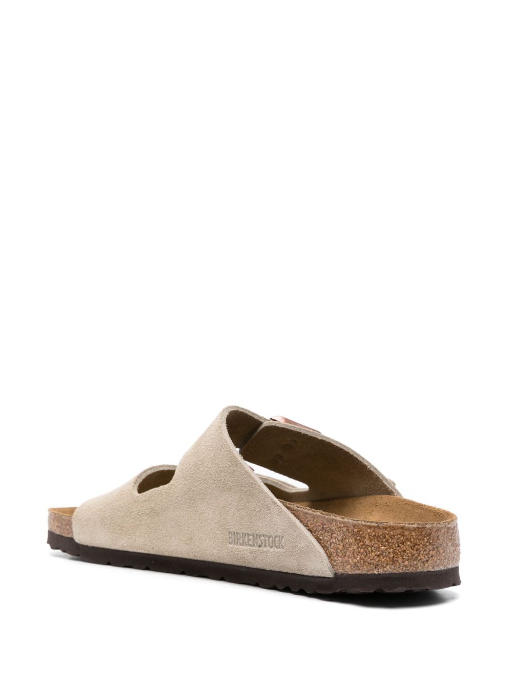 Birkenstock Arizona Soft Footbed Sandals for Women - Comfortable Cork Leather Slides in Dove Grey | Perfect for Casual Wear, Travel & Summer Outfits