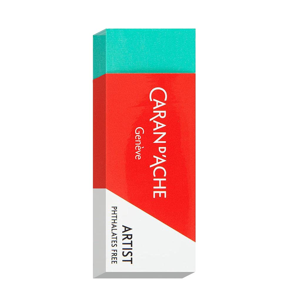 Premium Caran D'Ache Artist Soft Eraser - Swiss-Made Drawing & Sketching Tool (173.420) for Professional Artists & Students - Perfect for Graphite, Charcoal & Pencil Work on Paper