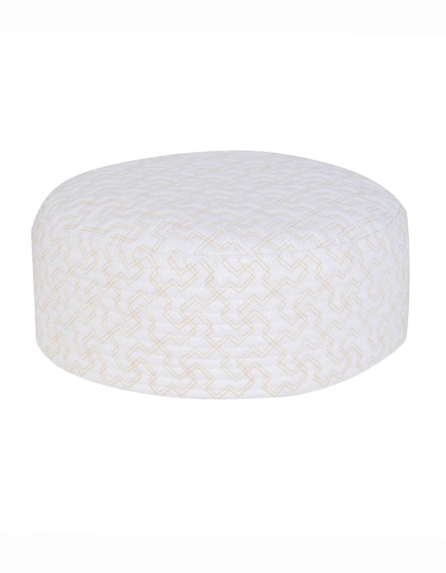 J. Junaid Jamshed Premium Blended White Cap - Stylish Islamic Prayer Hat for Men - Perfect for Daily Wear, Mosque Prayers & Special Occasions