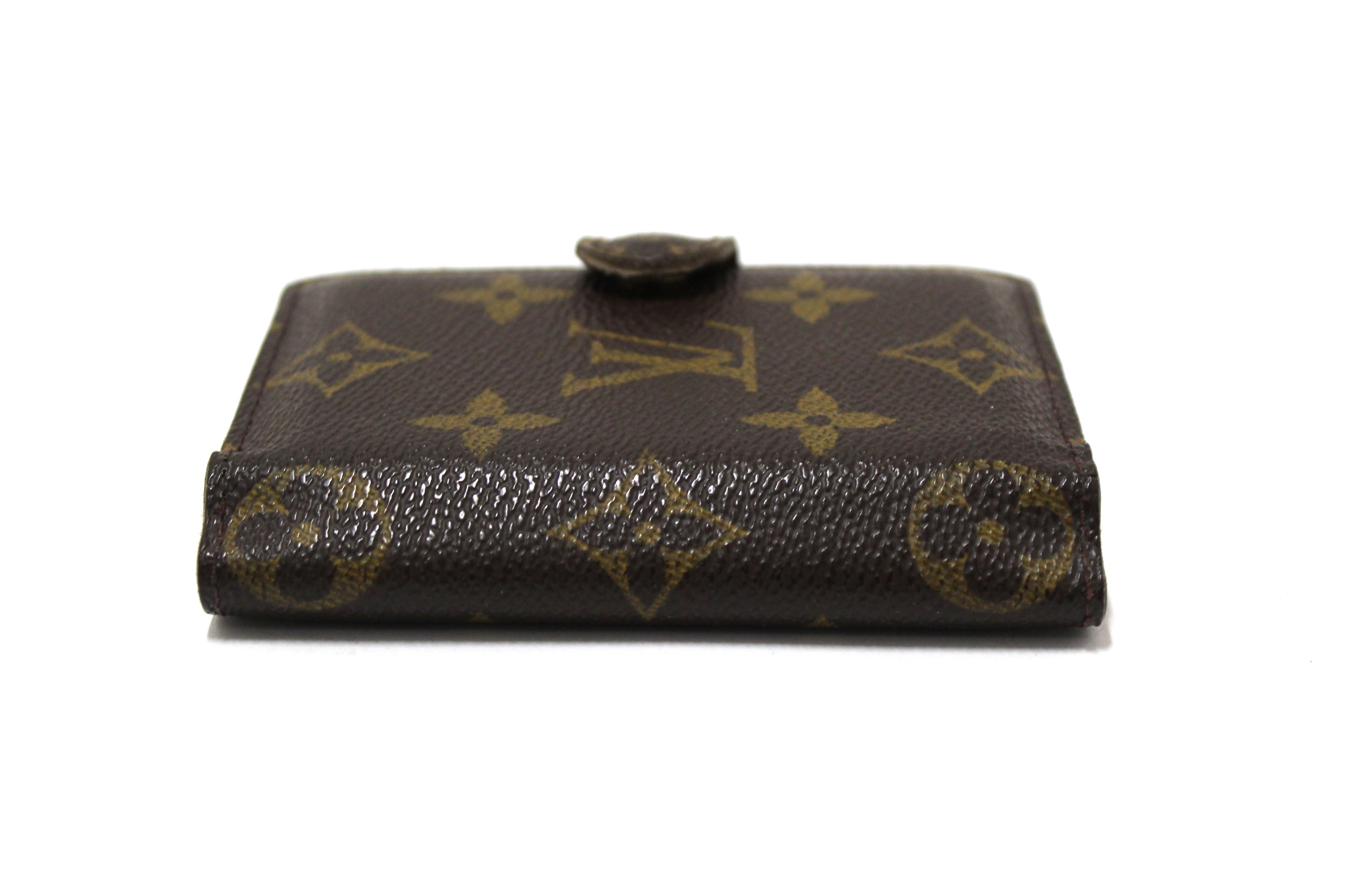 Authentic Louis Vuitton Monogram Canvas Bifold Wallet Card Holder for Men - Luxury Slim RFID Blocking Credit Card Case for Everyday Use & Travel