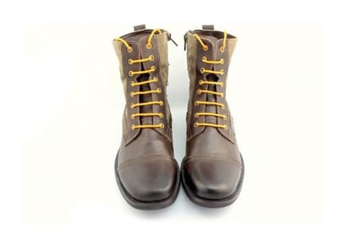 Tiqui Orange Boot Shoelaces - 72 Inch/183cm Long Durable Boot Laces for Work Boots, Hiking & Outdoor Activities