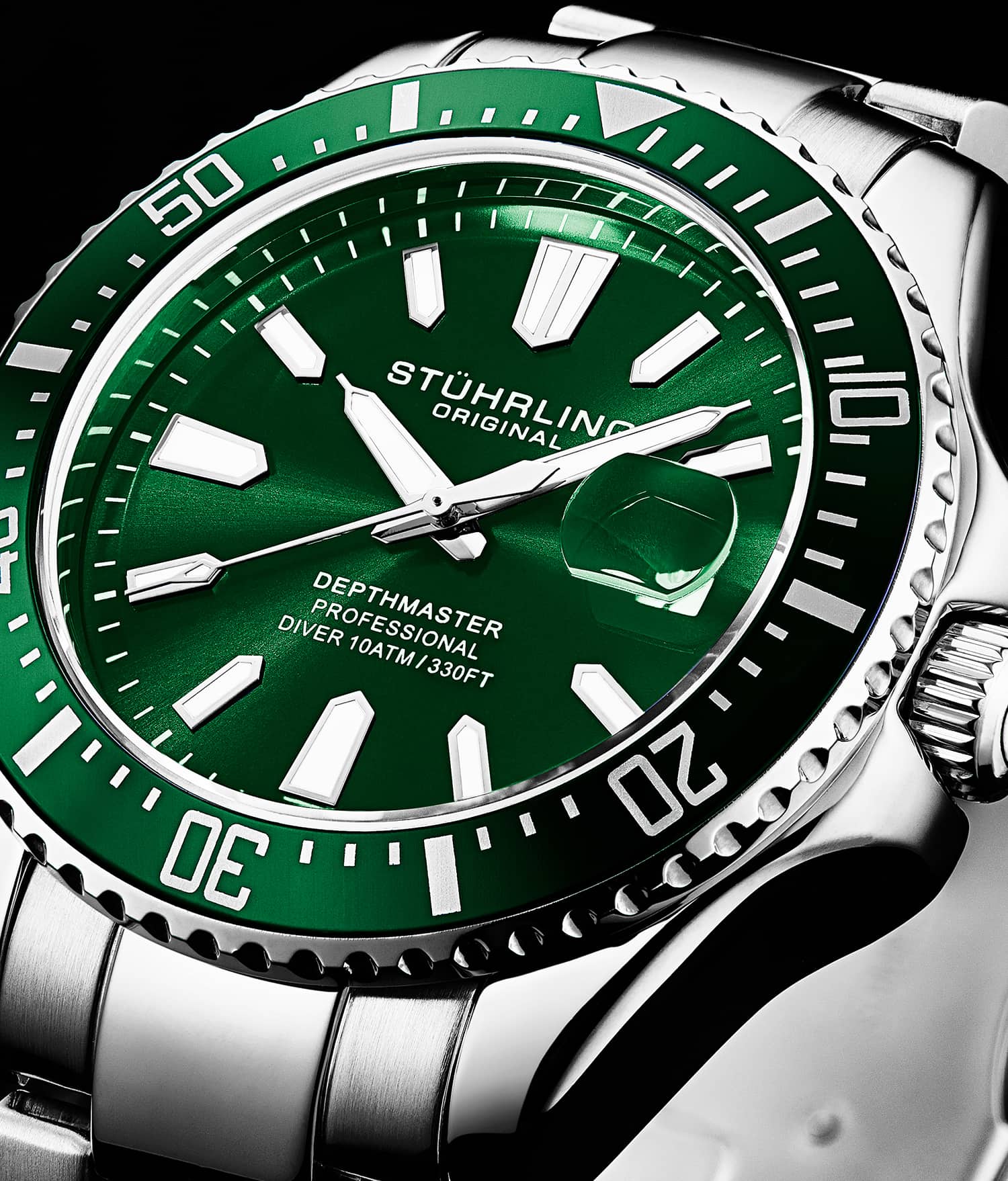 Depthmaster 3950A 42mm Quartz Diver Watch - Waterproof Luxury Dive Watch for Men - Perfect for Scuba Diving, Swimming & Outdoor Adventures