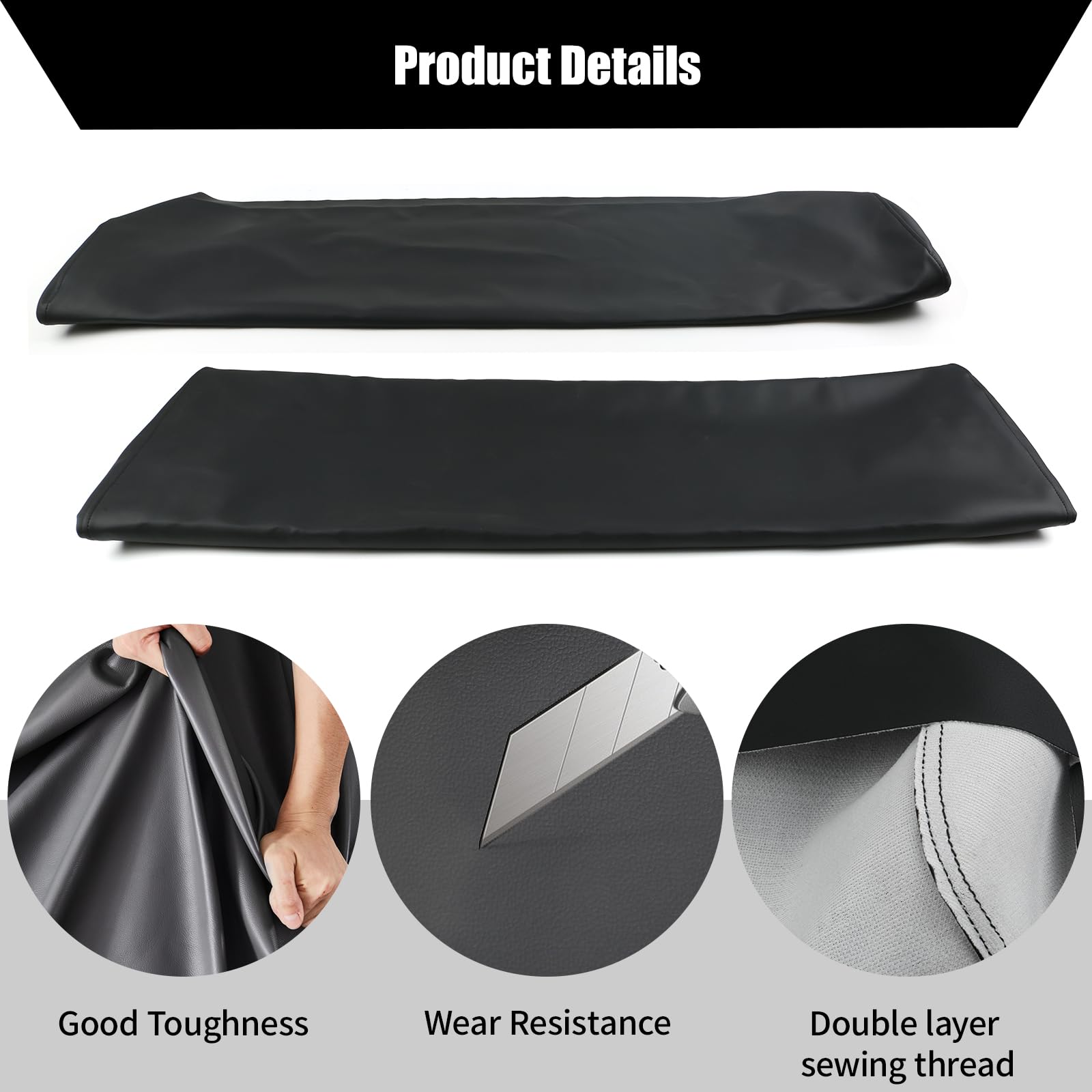 Waterproof Front Bench Seat Cover Replacement for 1993-2008 Kawasaki Mule 2500 2510 3000 3010 - Durable Outdoor UTV Seat Protector Set for Hunting, Farming & Off-Road Adventures