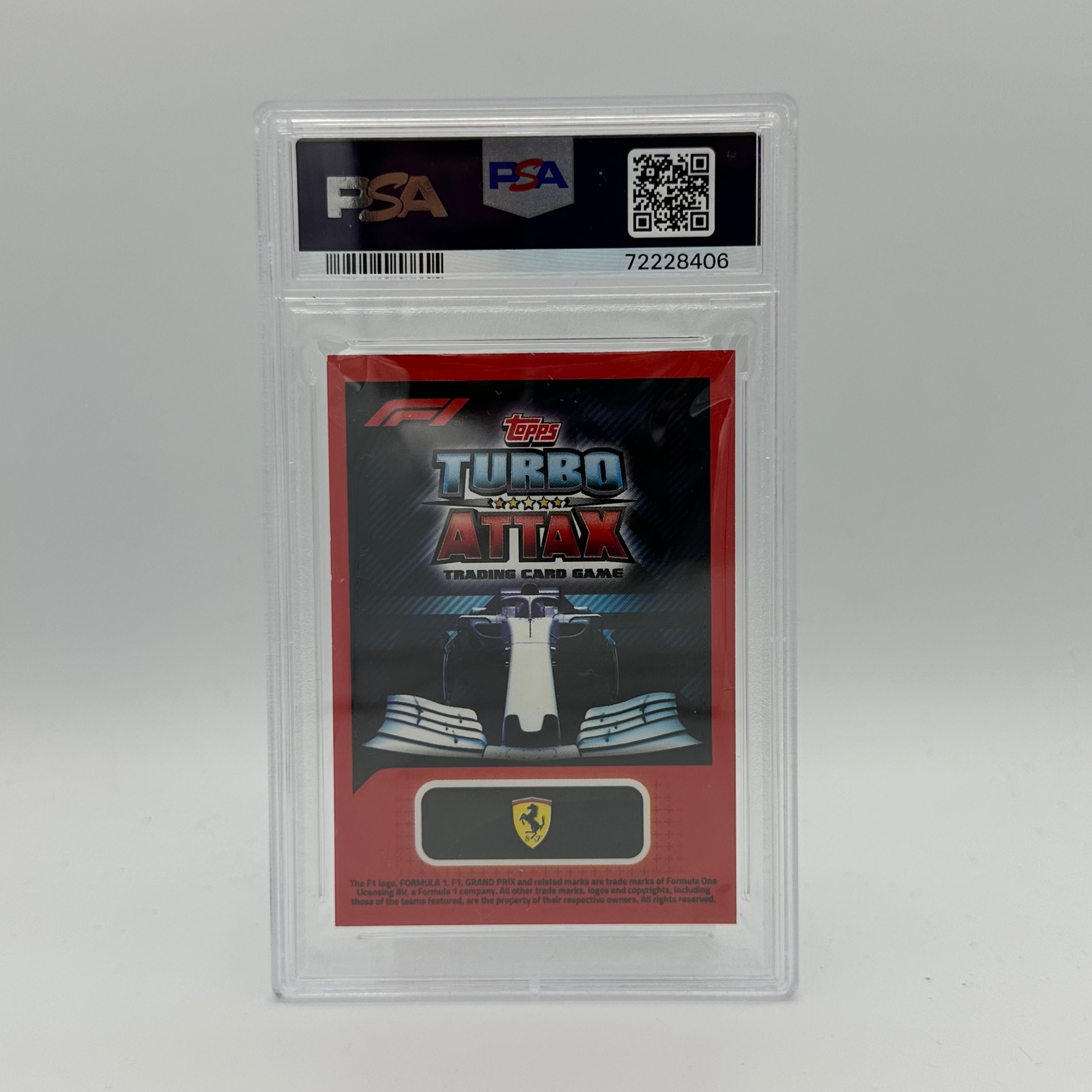 PSA 8 Graded CHARLES LECLERC #LE3S Limited Edition Silver F1 Racing Card - Perfect for Collectors, Investors & Formula 1 Fans