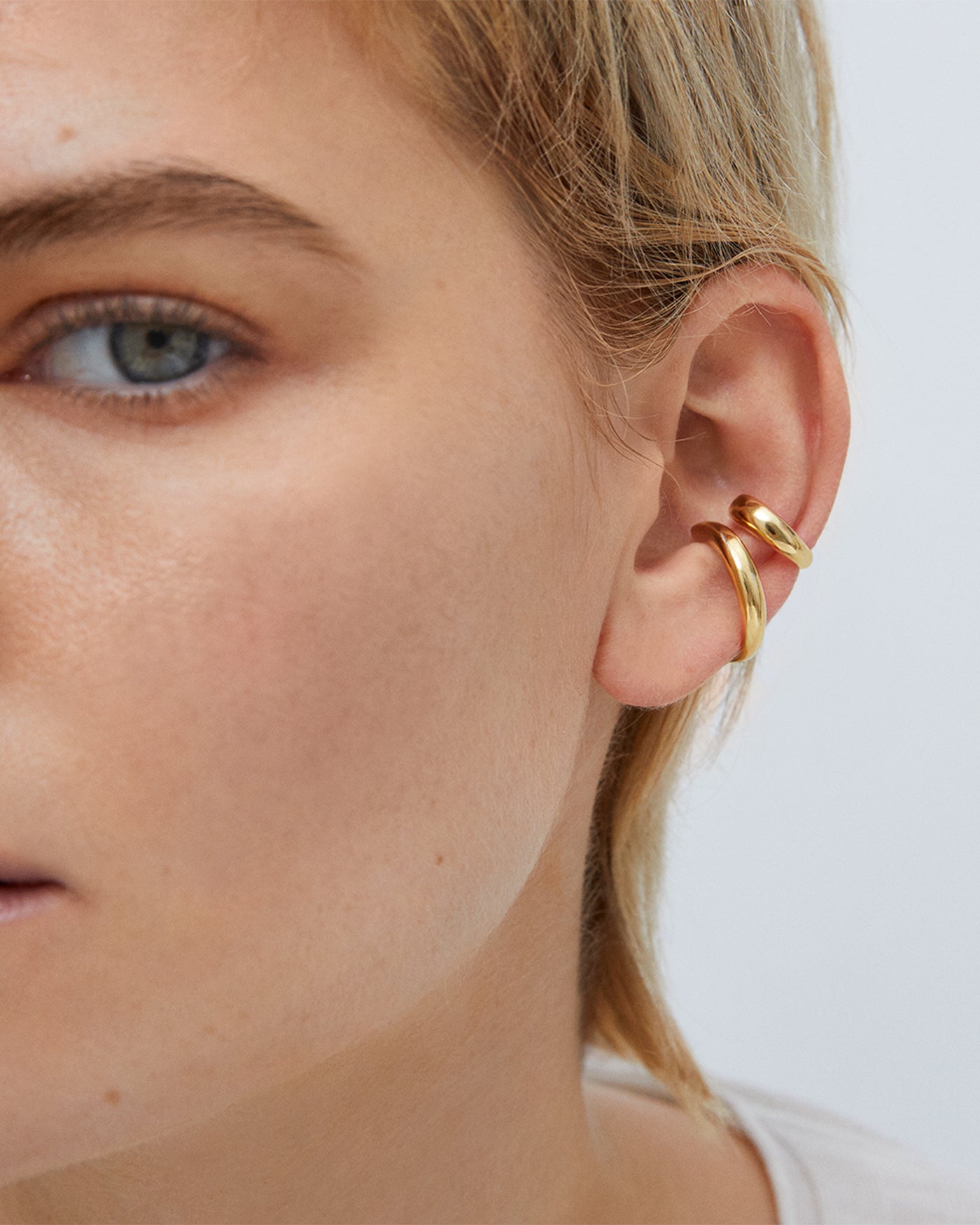 Sila Ear Cuff Set for Women - Small & Large Size - Boho Chic Ear Cuffs for Cartilage, Helix, or Tragus Piercing - Perfect for Parties, Weddings & Everyday Wear