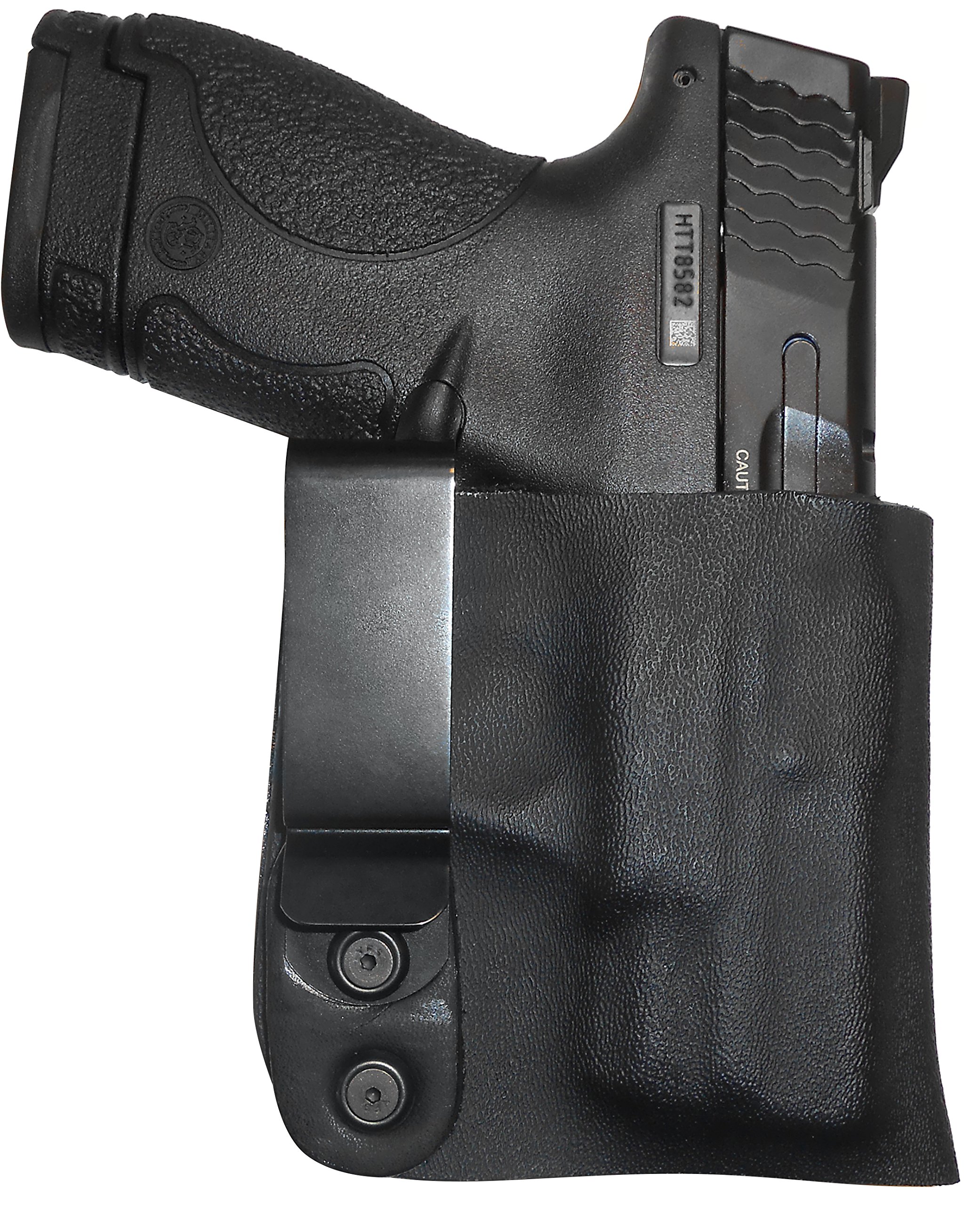 Taurus PT11, PT140, PT145 G2 Right Hand Concealed Carry Kydex Gun Holster - Black | IWB & OWB for Everyday Carry & Tactical Use