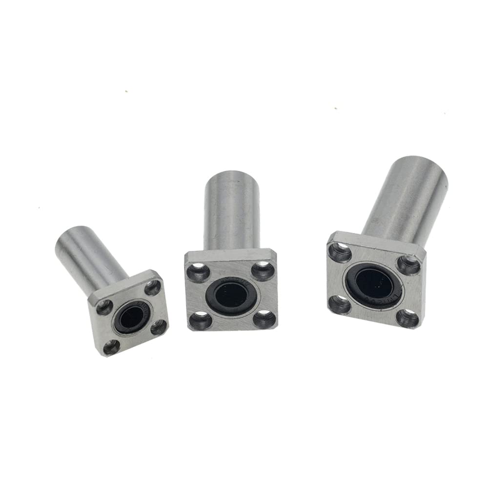 2PCS LMK12UU Linear Bearings for 3D Printer - Flange Type Linear Motion Bearing for 8mm Rod - Perfect for CNC Machines, Laser Cutters, and DIY Projects