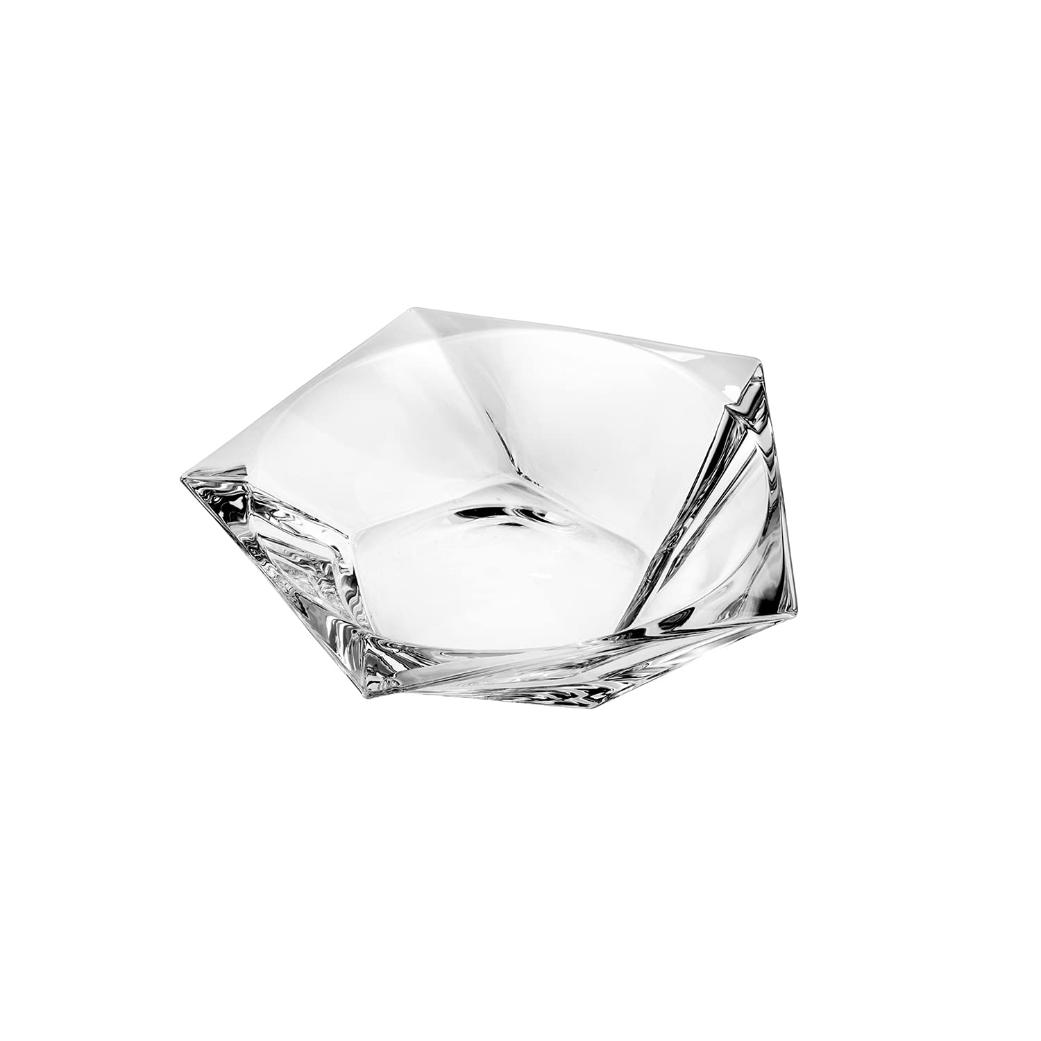 Handcrafted Modern Crystal Decorative Bowl - 14 Inch Ocean Collection for Home Decor | Perfect for Centerpieces, Gift Giving & Coastal Style Interiors
