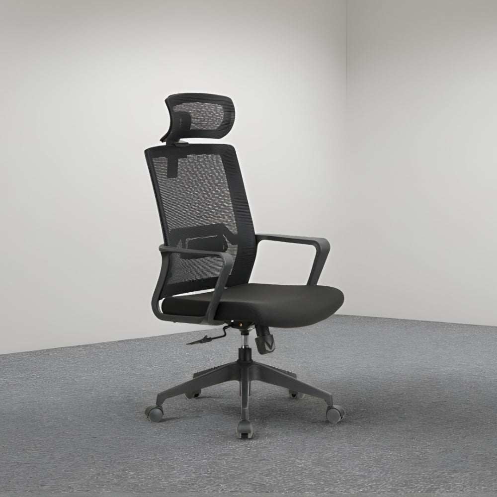 Ergonomic Flex Highback Office Chair with Lumbar Support - Adjustable Height & Swivel for Home, Office, and Gaming Use