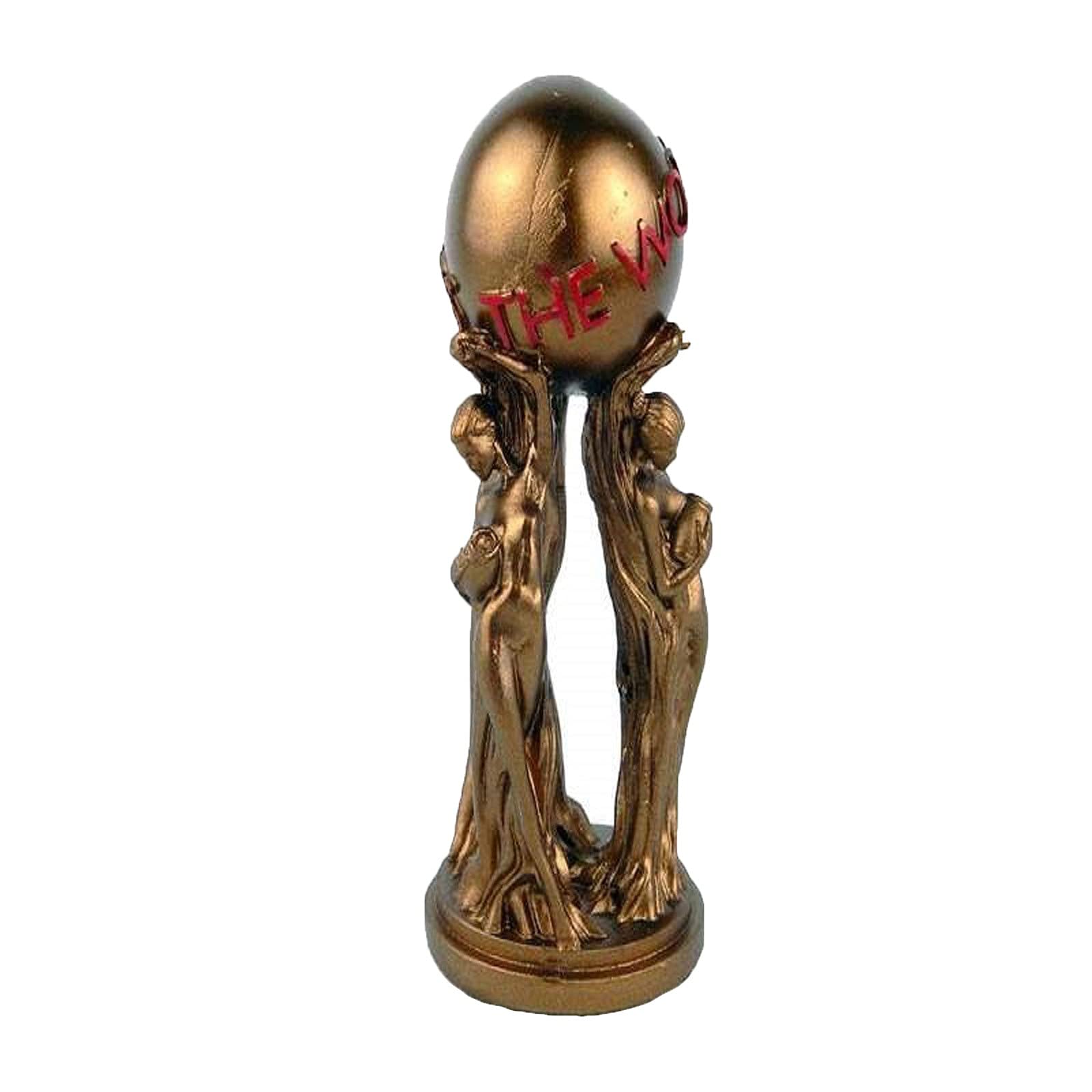 Premium Resin Statue Sculpture - Handcrafted Home Decor, Trophy & Christmas Tree Ornament (Multicolor, One Size) | Perfect for Holiday Decorations, Gift Giving & Interior Design Accents