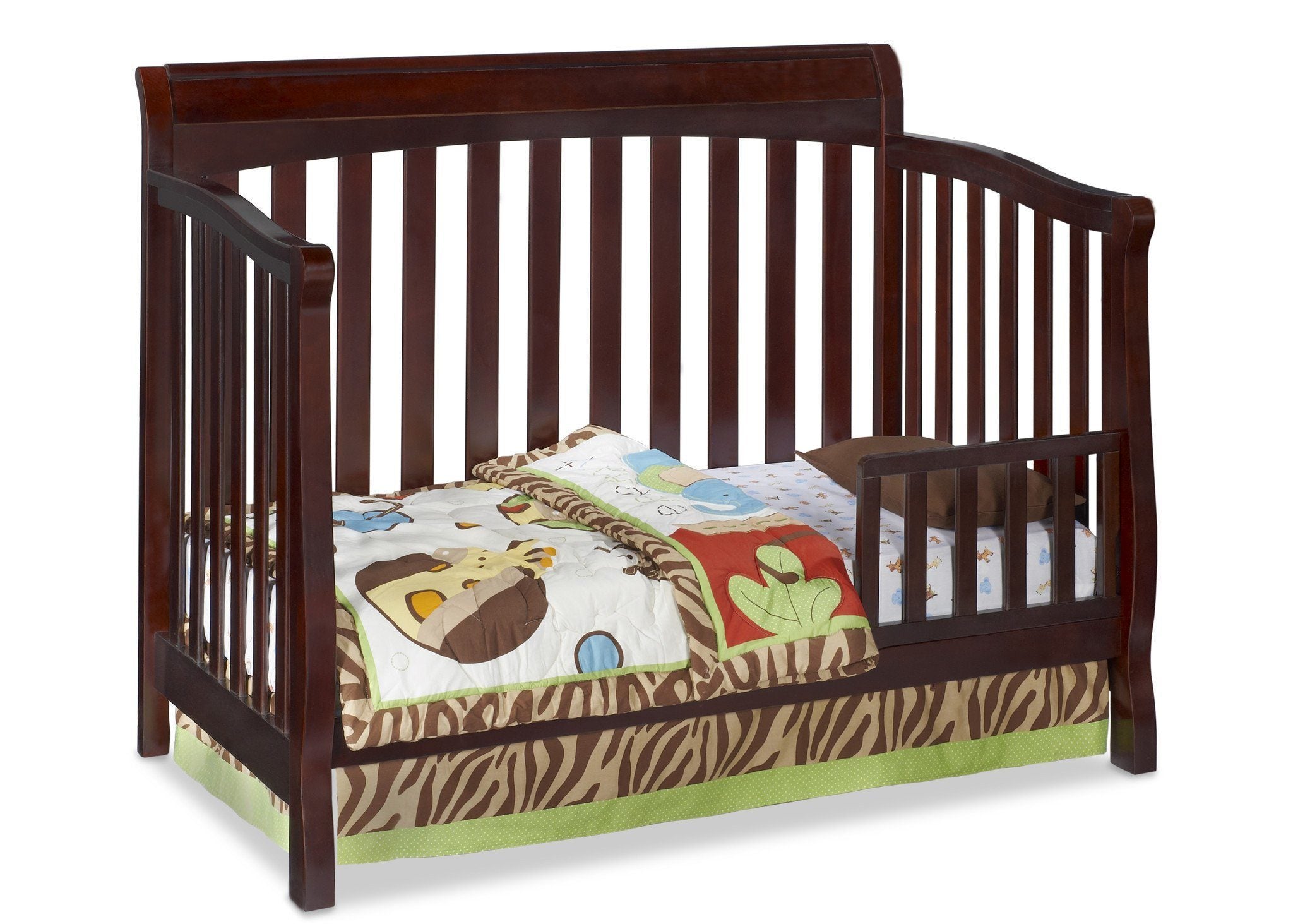 Eclipse 4-in-1 Convertible Baby Crib with Toddler Bed, Daybed & Full-Size Frame - Safe Nursery Furniture for Newborns to Teens | Perfect for Small Spaces & Growing Families
