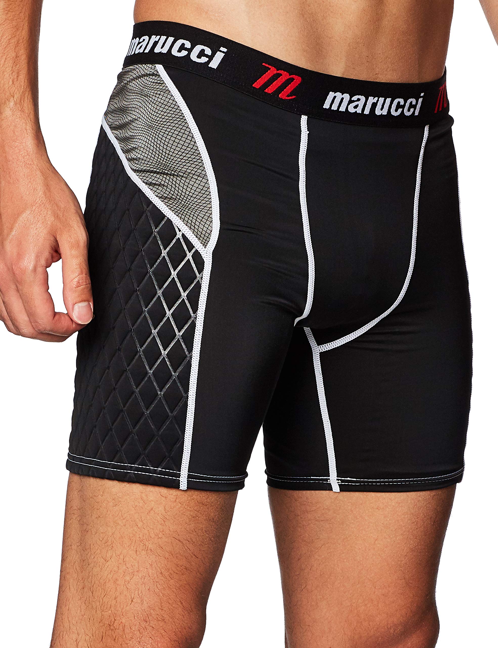Marucci Men's Athletic Shorts - Lightweight, Breathable & Quick-Dry for Running, Gym & Outdoor Activities | Comfortable Workout & Training Shorts for Men