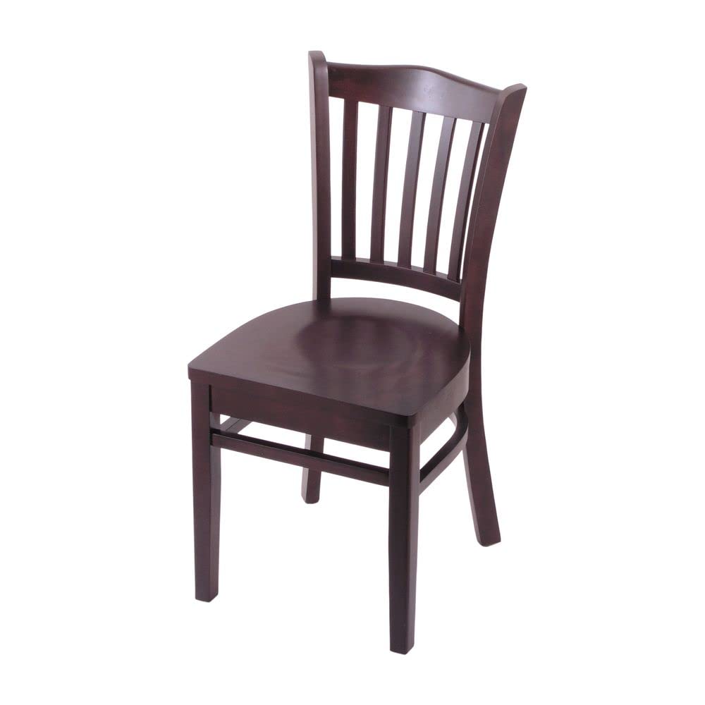 Holland Bar Stool Co. 3120 Chair - Dark Cherry Wood Bar Stool with Backrest | Perfect for Kitchen Island, Home Bar & Breakfast Nook Seating