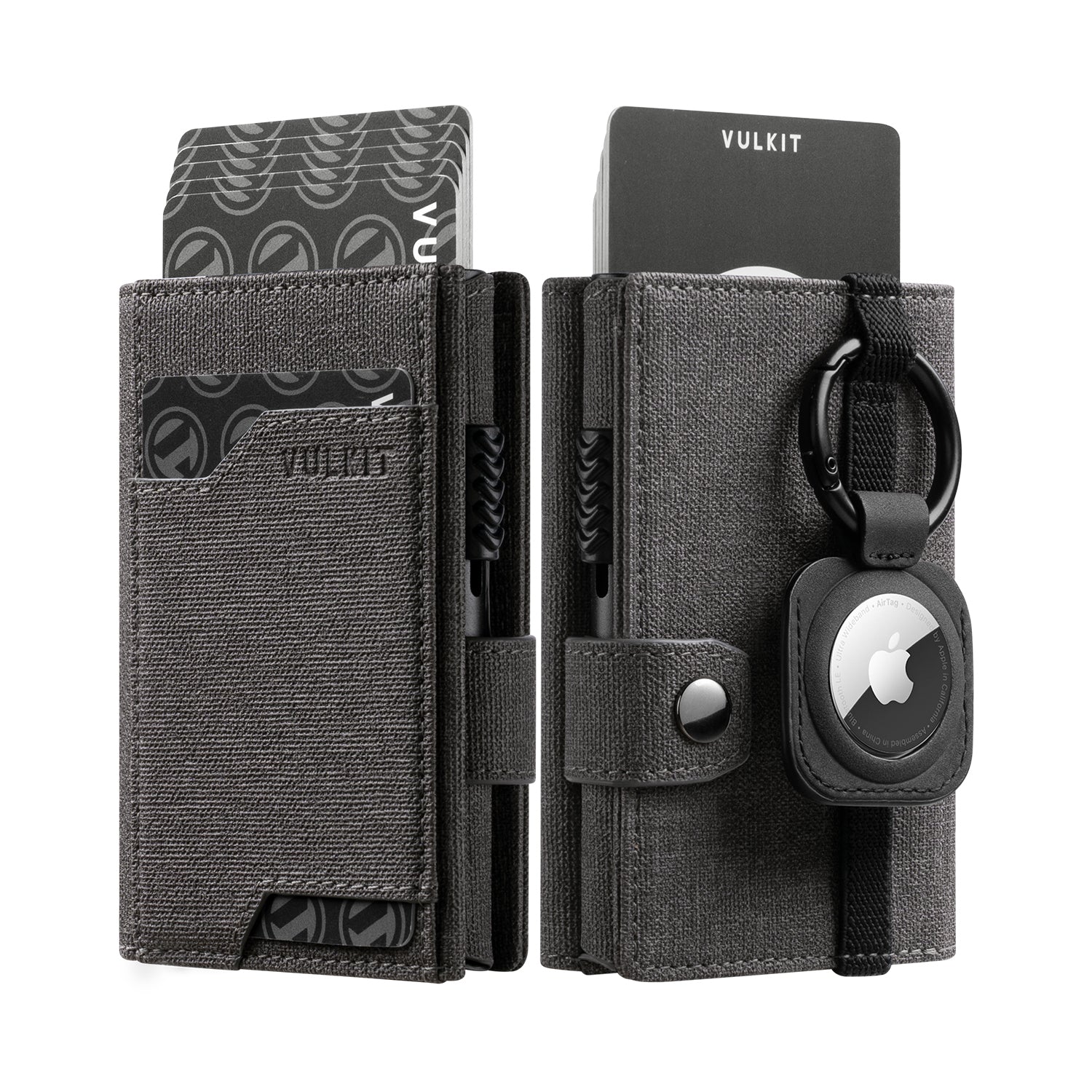 VC311 RFID Blocking Pop Up Wallet with Banknote Compartment & ID Window - Removable AirTag Holder (AirTag Not Included) - Perfect for Travel, Business & Everyday Use