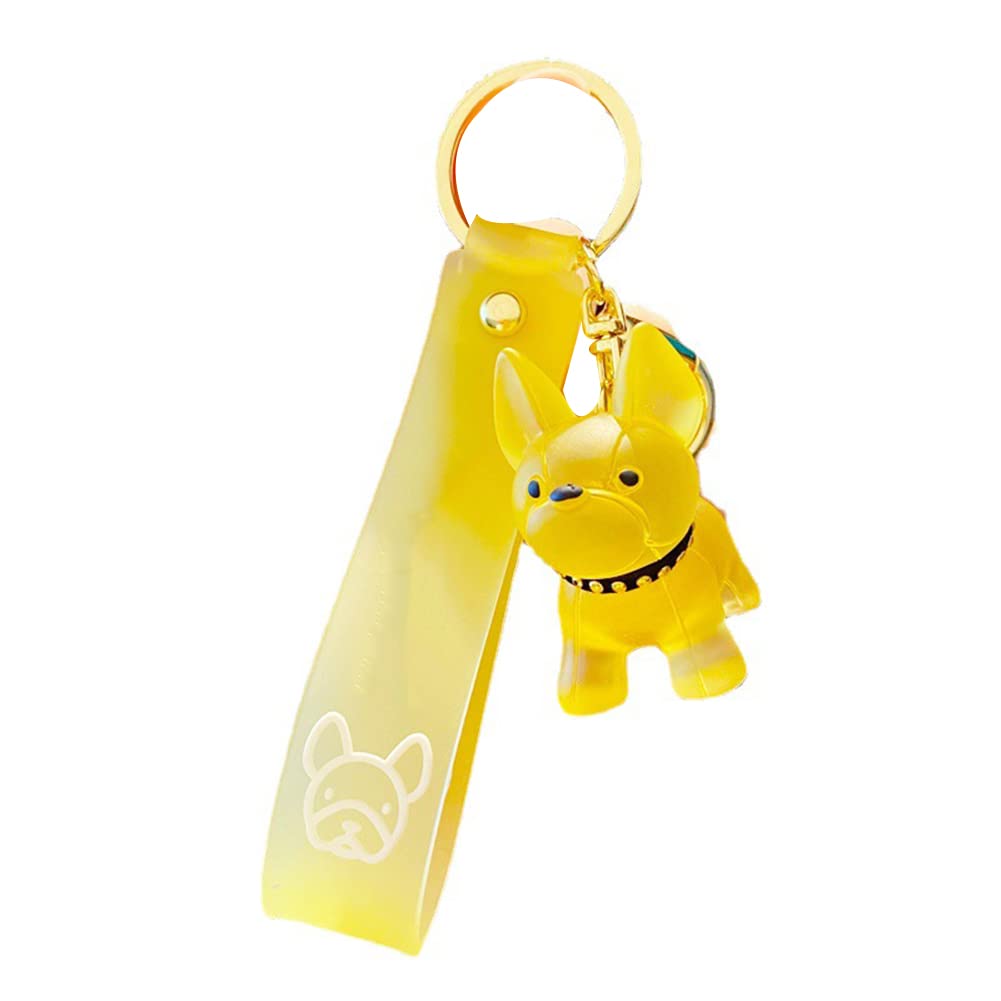 Adorable Puppy Keychain - Cute Dog Car Key Ring Pendant for Kids & Adults - Pink Pet Lover Accessory - Perfect for Car Keys, Backpacks & Gifts
