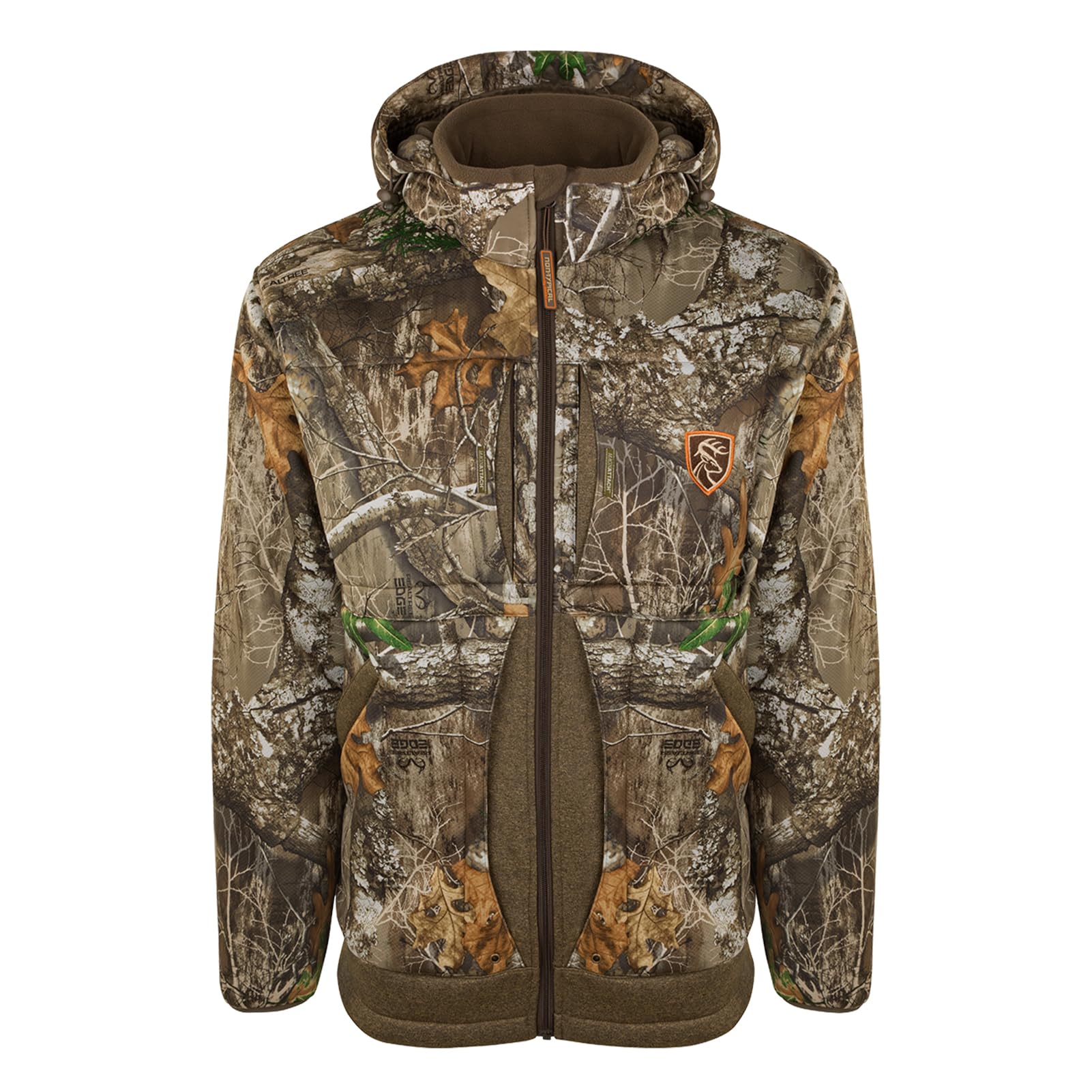 Drake Waterfowl Stand Hunters Silencer Jacket with Agion Active Technology - Realtree Edge Camo - XX-Large - Waterproof Hunting Jacket for Cold Weather & Outdoor Adventures