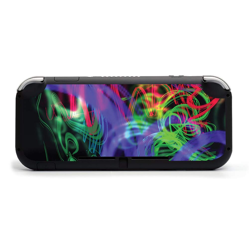 MightySkins Protective Vinyl Decal Wrap Cover for Nintendo Switch Lite - Neon Splatter Design | Durable, Customizable & Easy to Apply Skin | Made in USA | Perfect for Gaming, Travel & Personalization