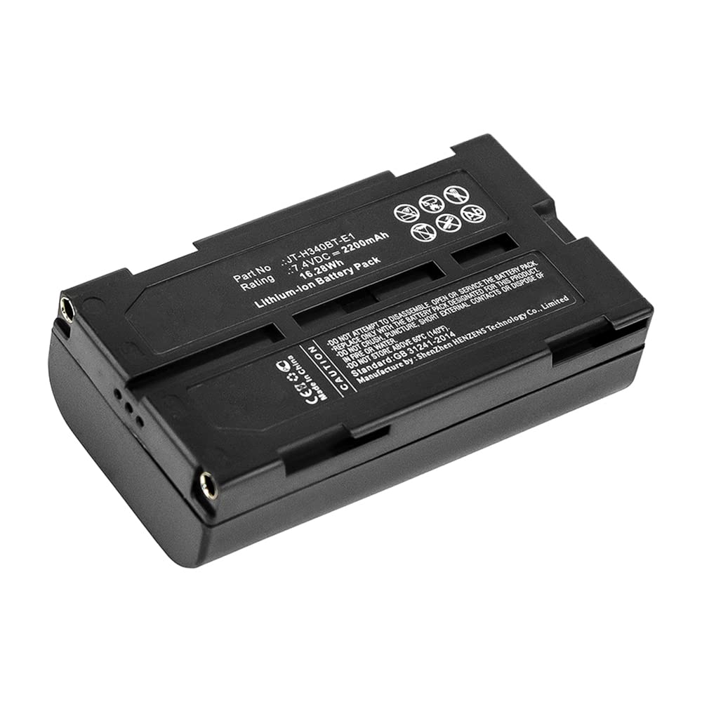 Synergy Digital Replacement Battery for Panasonic JT-H340PR Printer - 7.4V 2200mAh Li-ion High Capacity Printer Battery - Perfect for Office Printing, Business Documents & Continuous Printing Needs