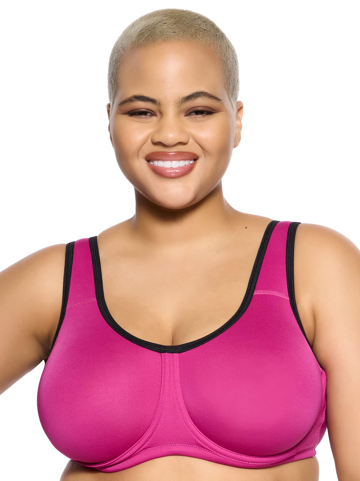 Felina Paramour Body X Underwire Sports Bra - Supportive & Comfortable Workout Bra for Women - Perfect for Yoga, Running & Gym Training