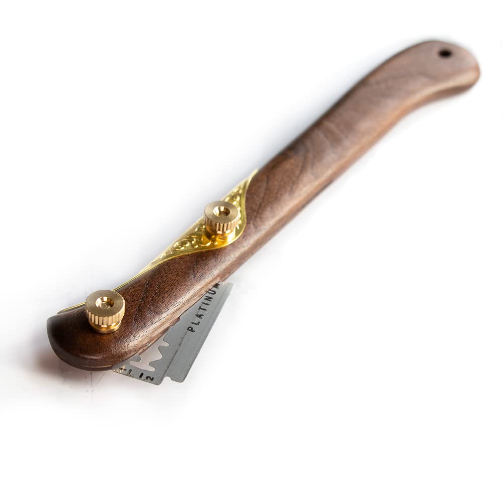 Premium Zatoba American Black Walnut Bread Lame - Professional Scoring Knife for Artisan Sourdough Baking - Perfect for Home Bakers & Professional Bakers (Great Gift for Bread Lovers)