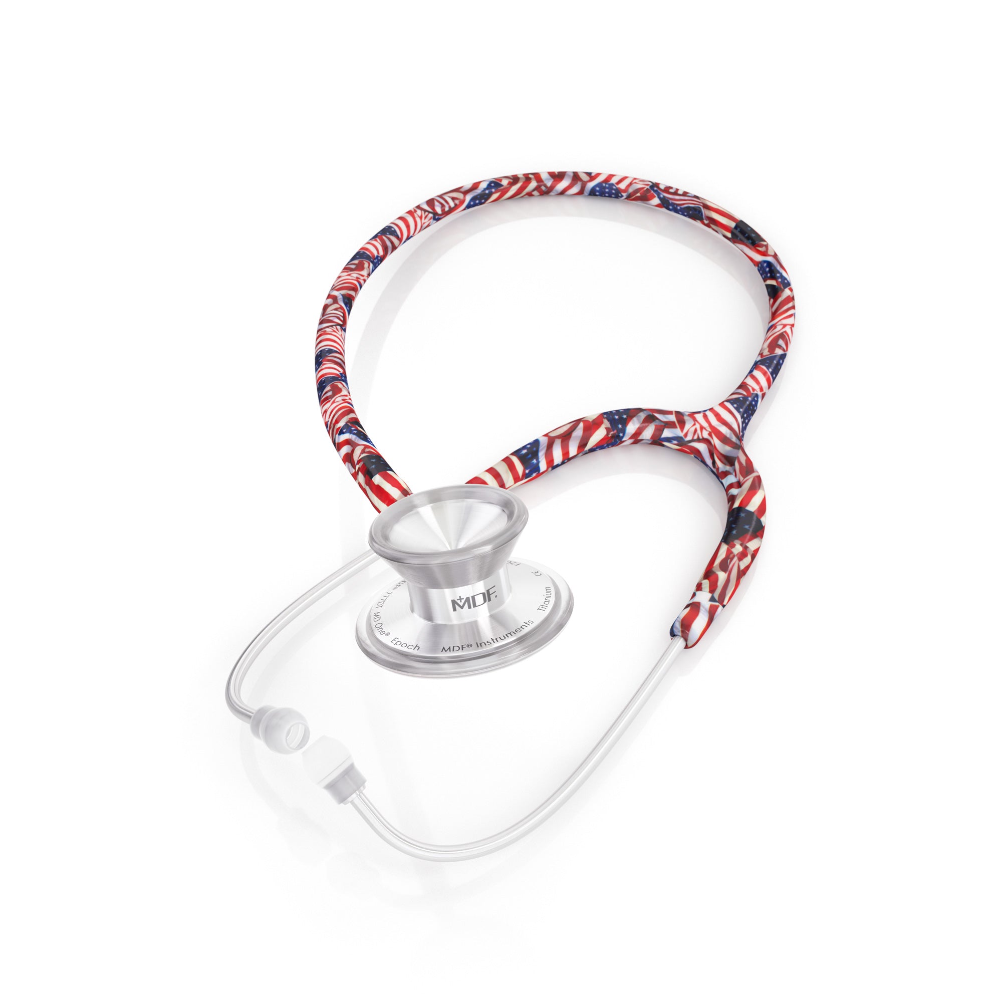 MD One® Epoch® Titanium Adult Stethoscope - Premium Medical Stethoscope for Doctors & Nurses - Ideal for Cardiology, Pediatrics & Hospital Use - Made in USA